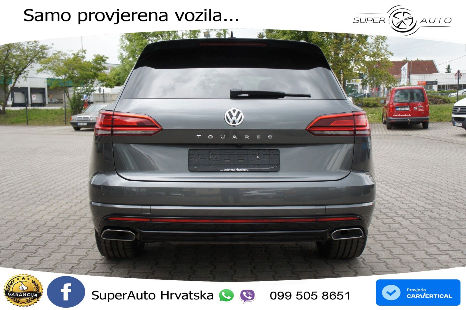 Volkswagen Touareg 3.0 V6 TDI (231 KS) 4MOTION Tiptronic R-Line ZRAČNI+ACC+GR SJED+KAM+PANO