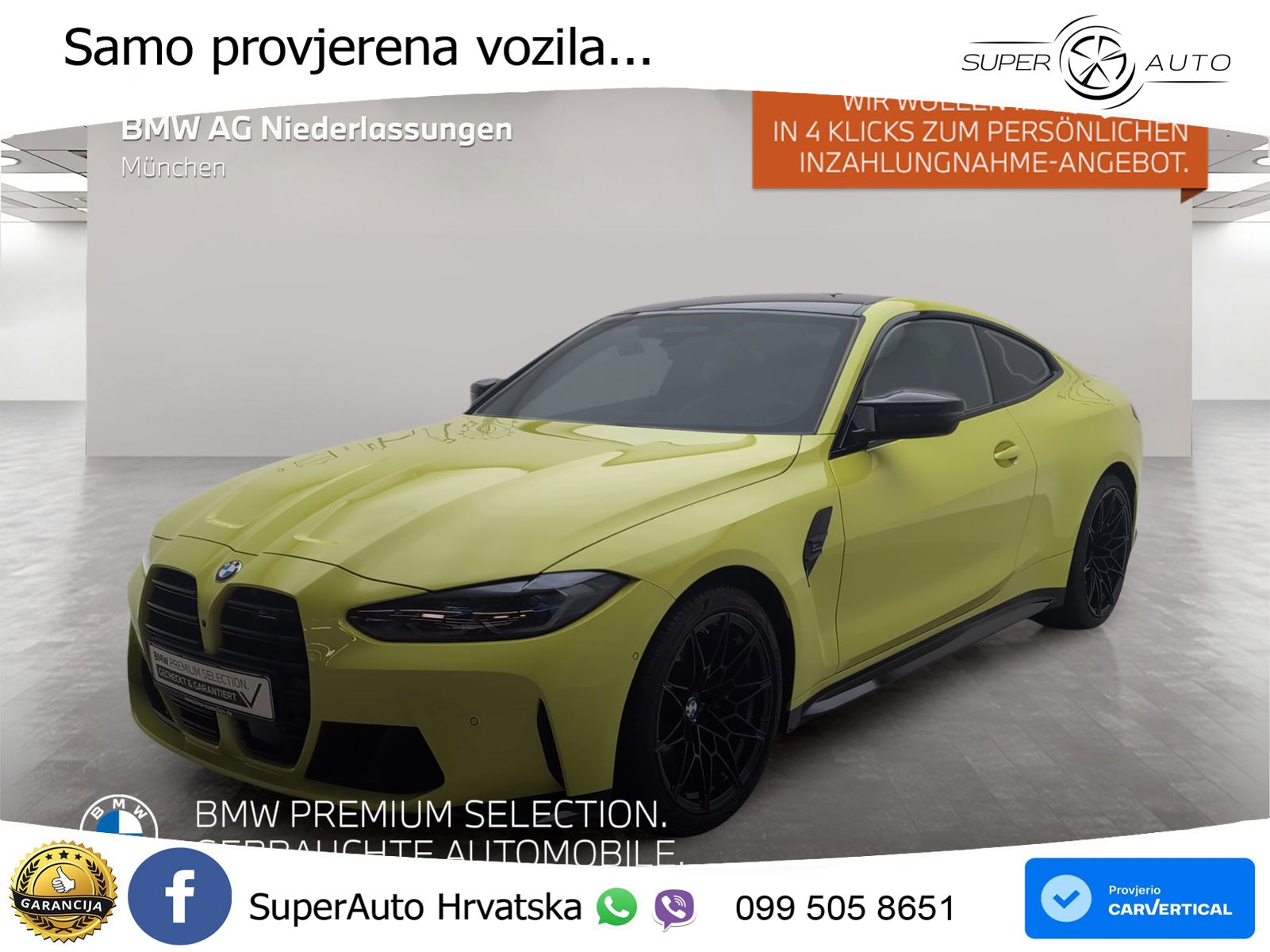 BMW M4 Competition 3.0 (510 KS) xDrive Steptronic