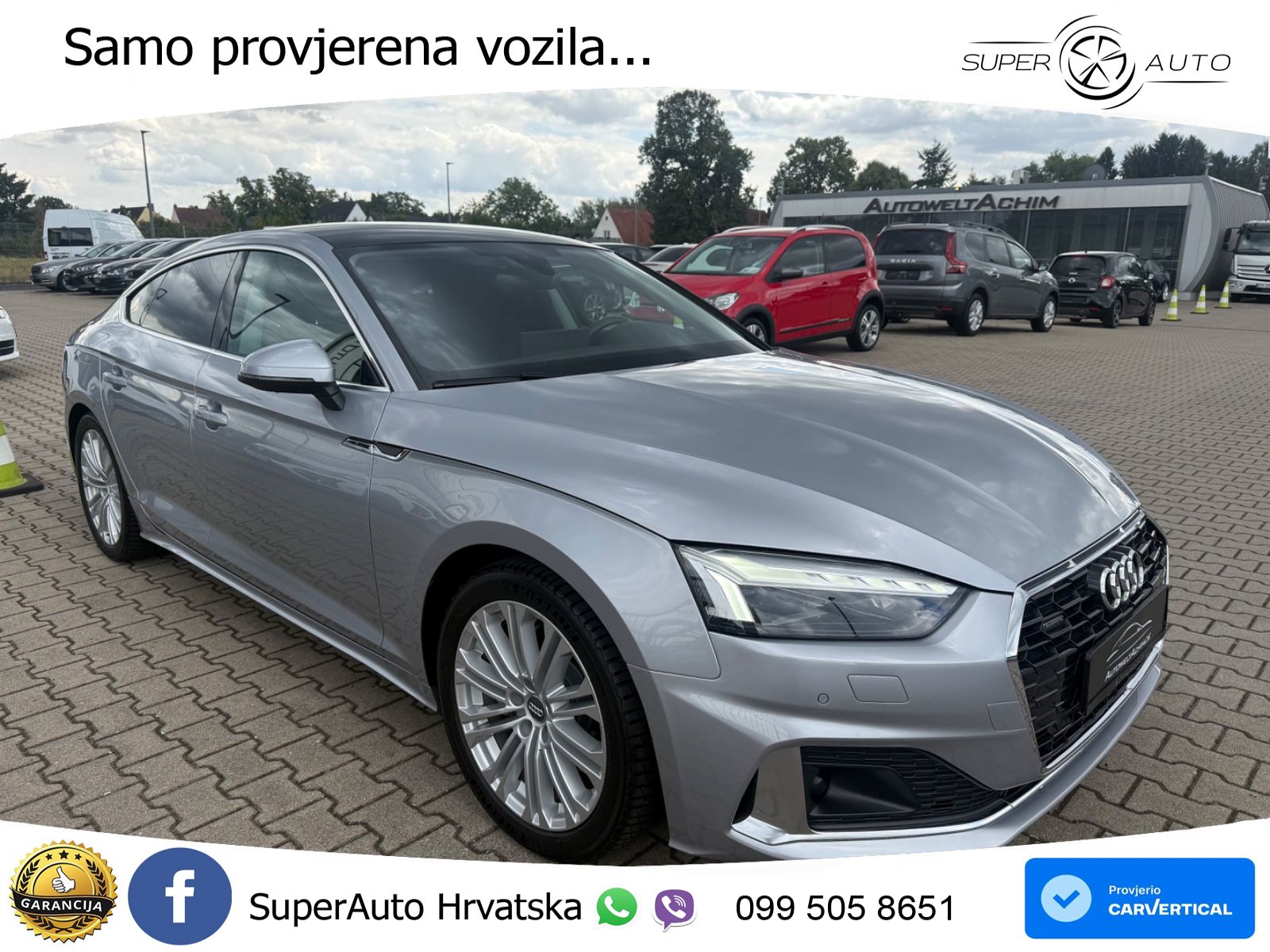 Audi A5 Sportback  40 TFSI (204 KS) quattro S tronic advanced LED+GR SJED+ACC