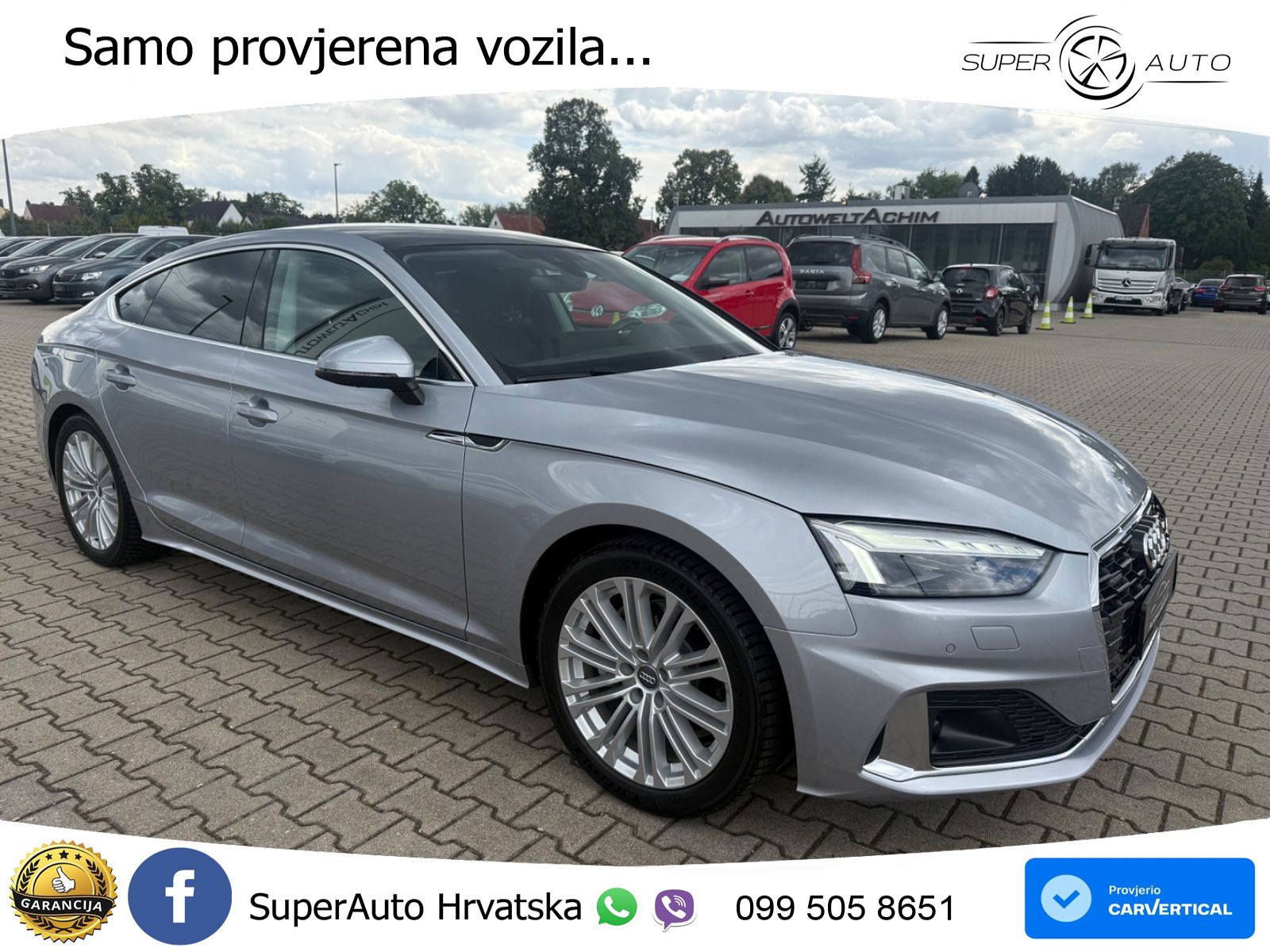 Audi A5 Sportback  40 TFSI (204 KS) quattro S tronic advanced LED+GR SJED+ACC