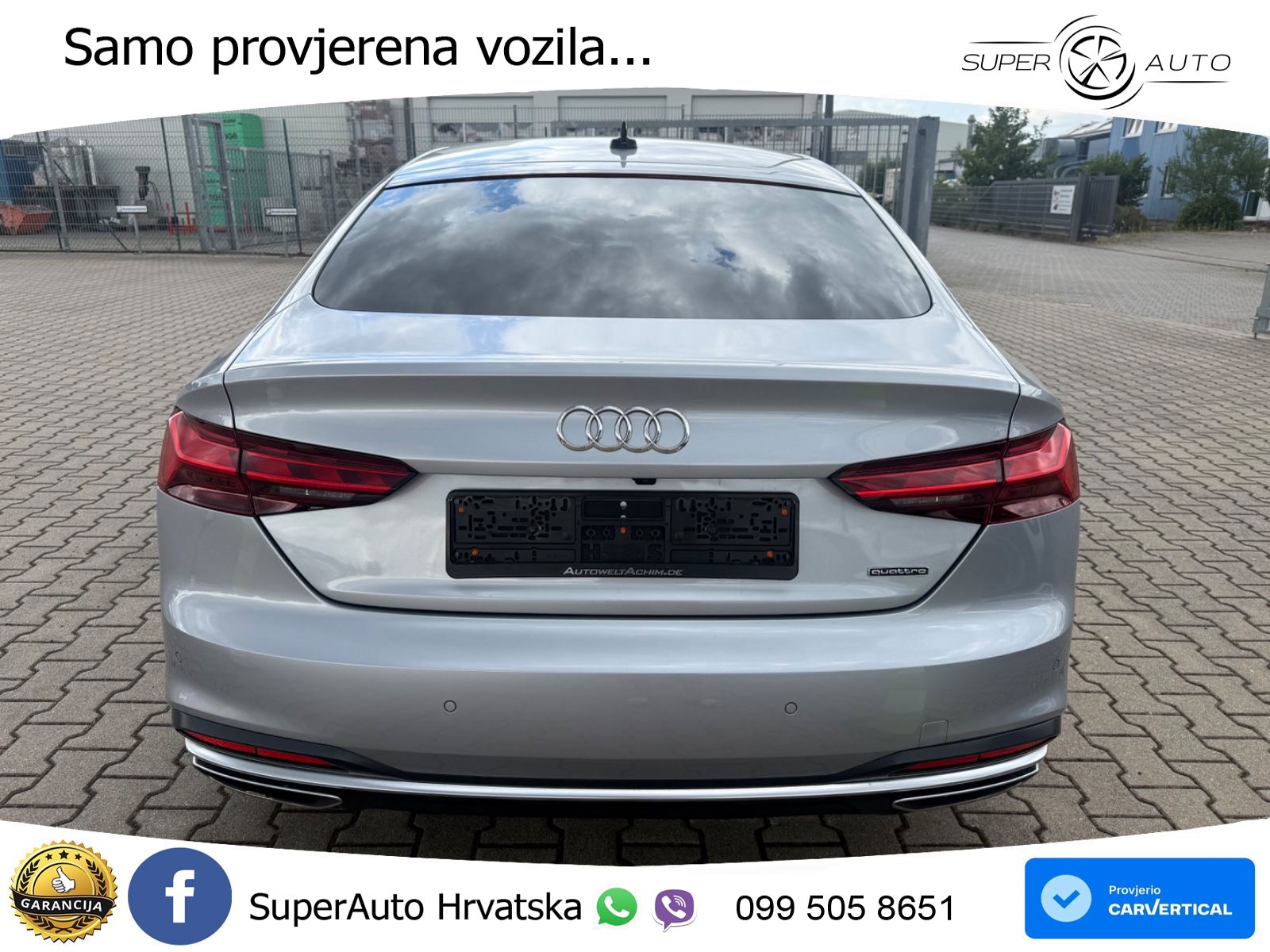 Audi A5 Sportback  40 TFSI (204 KS) quattro S tronic advanced LED+GR SJED+ACC