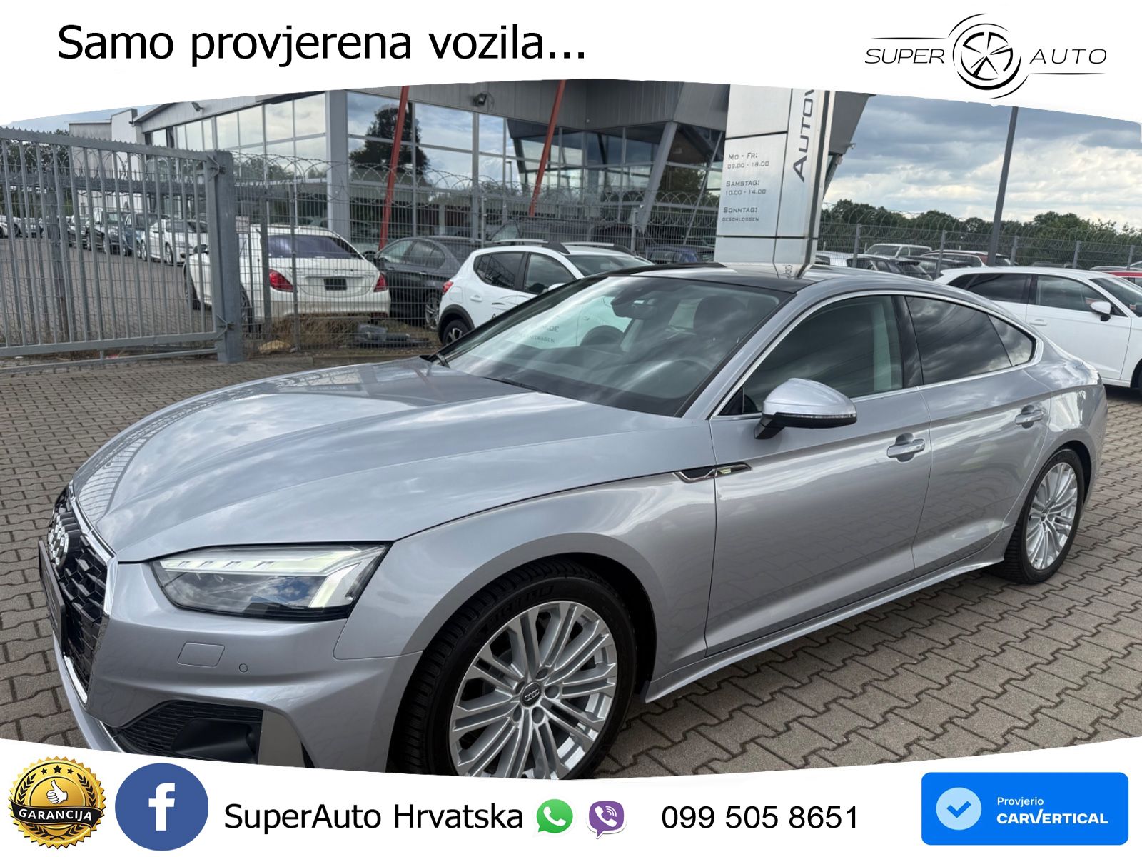 Audi A5 Sportback  40 TFSI (204 KS) quattro S tronic advanced LED+GR SJED+ACC