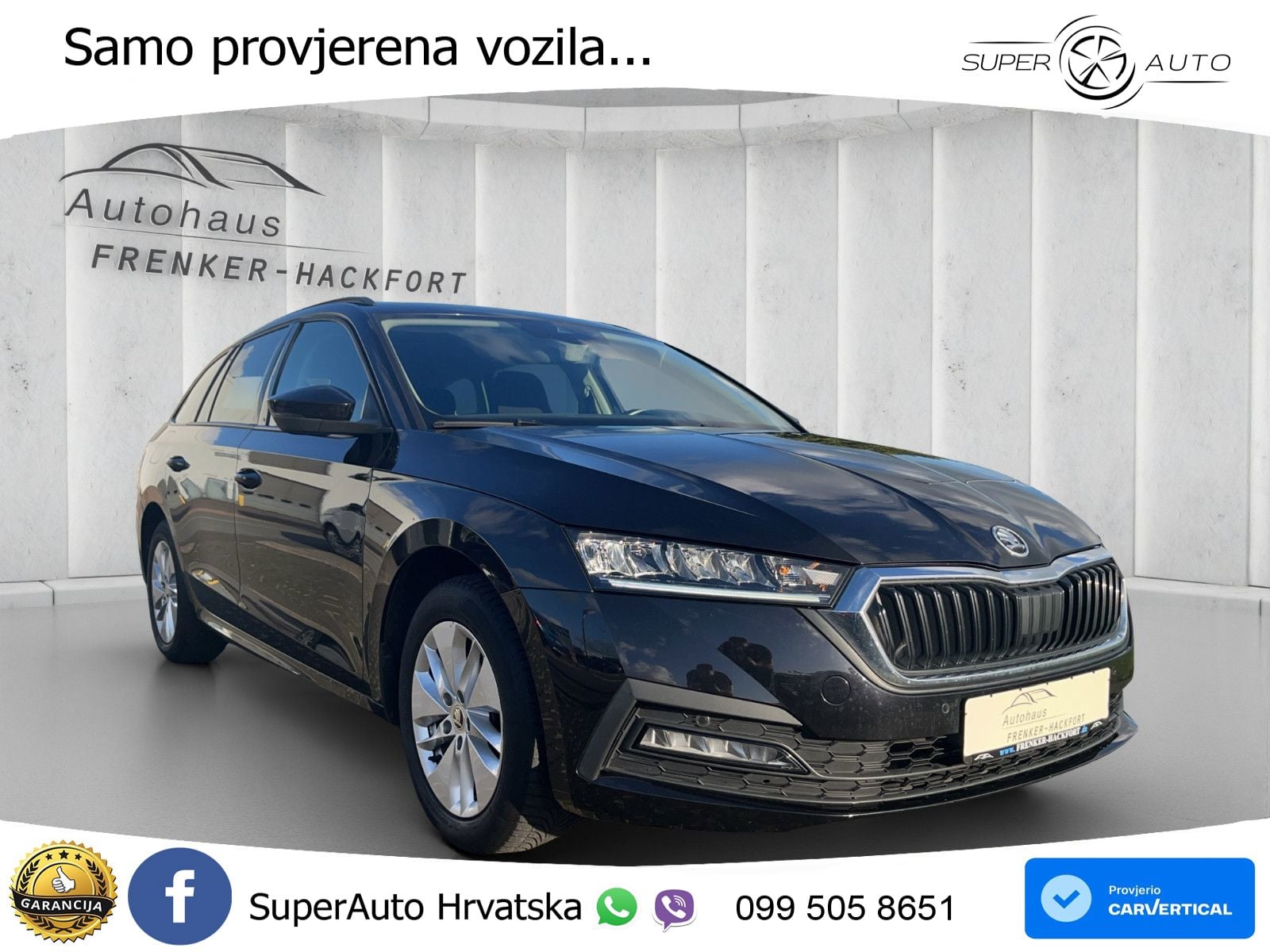 Škoda Octavia Combi 2.0 TDI (150 KS) DSG LED+GR SJED+ACC