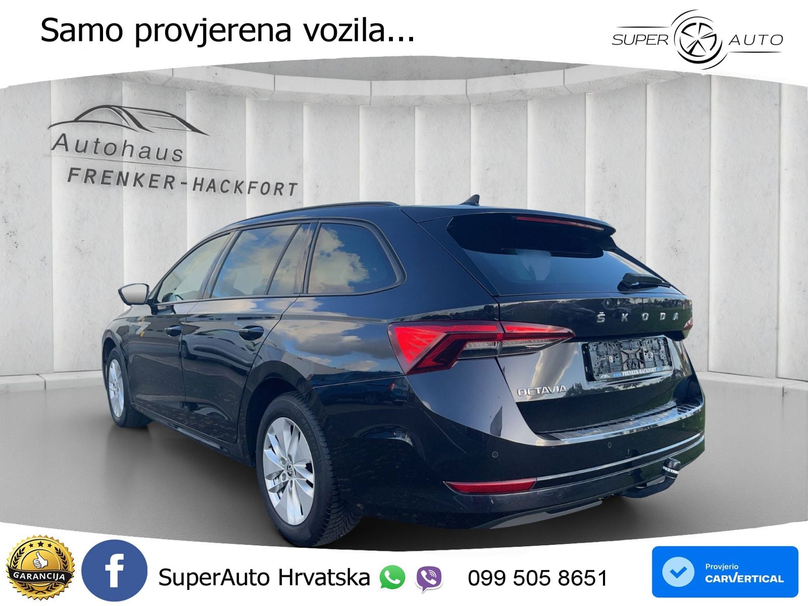 Škoda Octavia Combi 2.0 TDI (150 KS) DSG LED+GR SJED+ACC