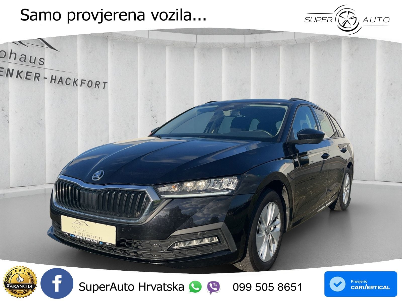 Škoda Octavia Combi 2.0 TDI (150 KS) DSG LED+GR SJED+ACC