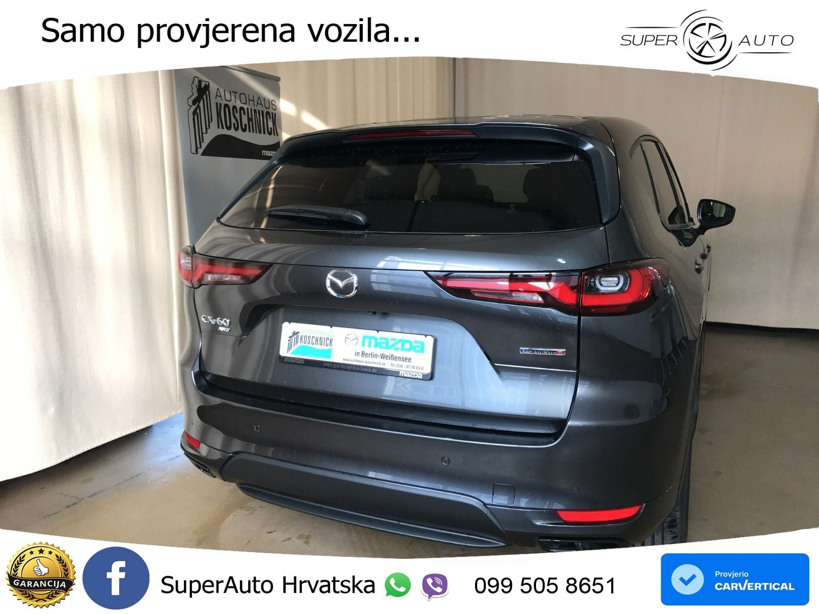 Mazda CX-60 3.3 e-Skyactiv D (254 KS) AWD Automatic MATRIX+GR SJED+KAM