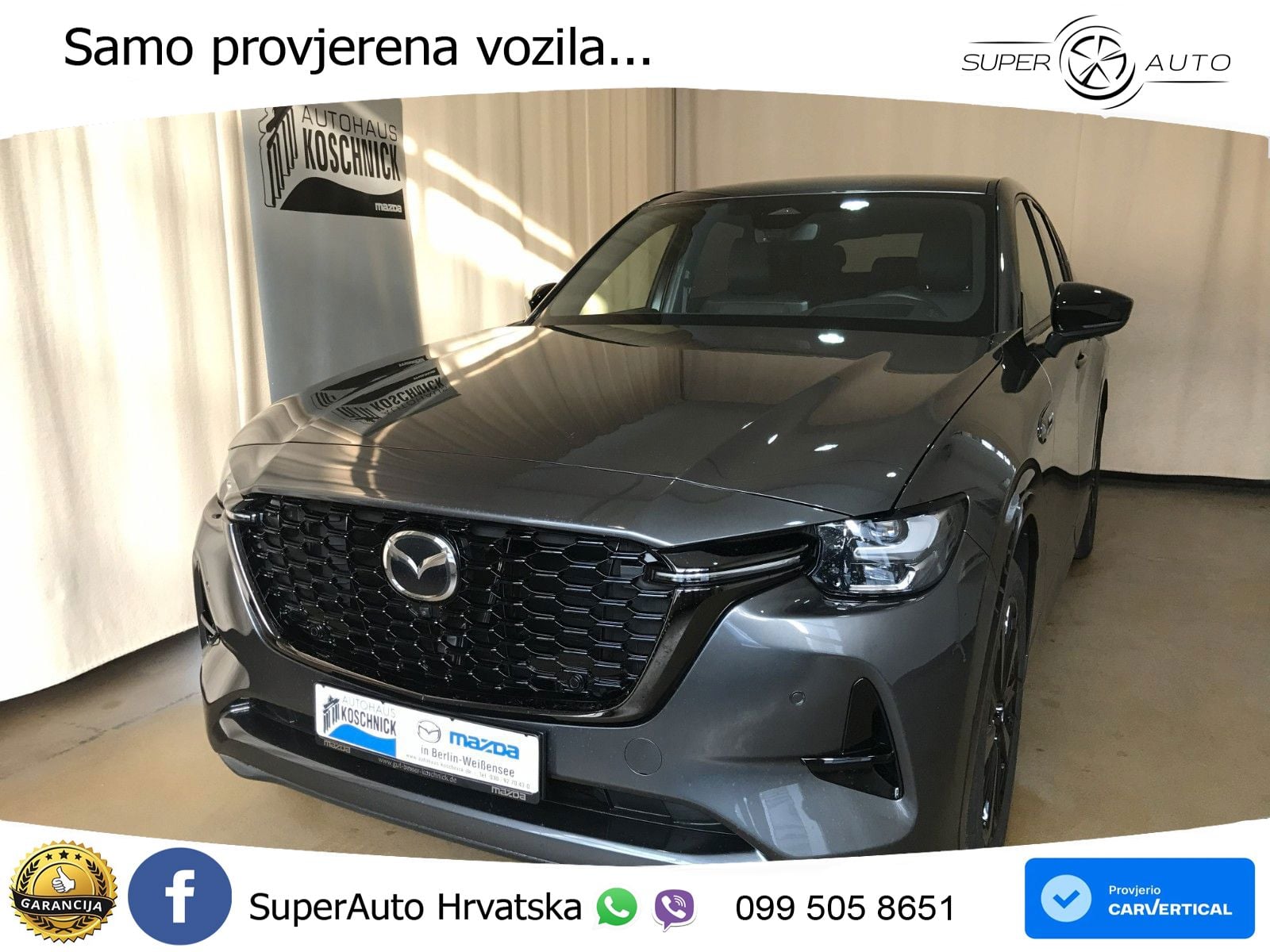 Mazda CX-60 3.3 e-Skyactiv D (254 KS) AWD Automatic MATRIX+GR SJED+KAM