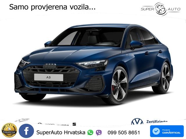 Audi A3 Limuzina 35 TFSI (150 KS) S tronic S line LED+GR SJED+ACC