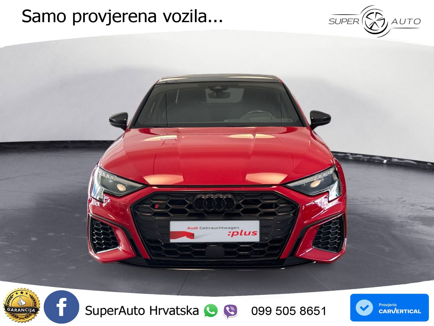 Audi S3 Limuzina 2.0 TFSI (310 KS) quattro S tronic MATRIX+GR SJED+KAM