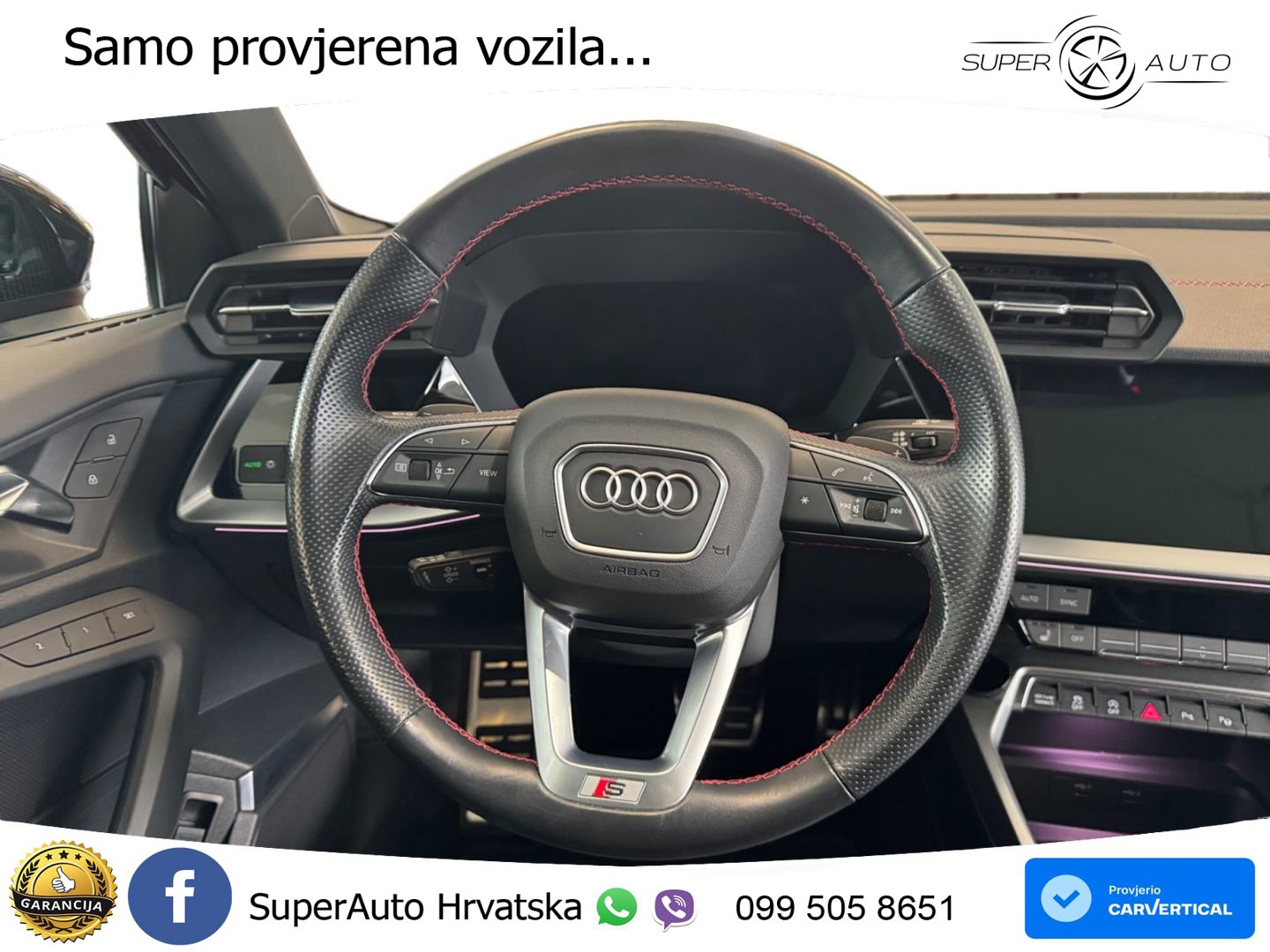 Audi S3 Limuzina 2.0 TFSI (310 KS) quattro S tronic MATRIX+GR SJED+KAM