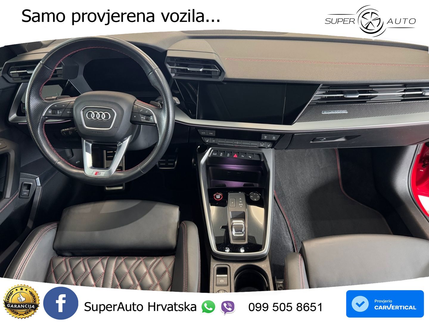 Audi S3 Limuzina 2.0 TFSI (310 KS) quattro S tronic MATRIX+GR SJED+KAM