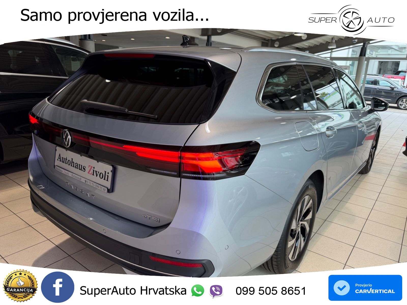 Volkswagen Passat Variant 1.5 eTSI (150 KS) DSG Business LED+GR SJED+ACC