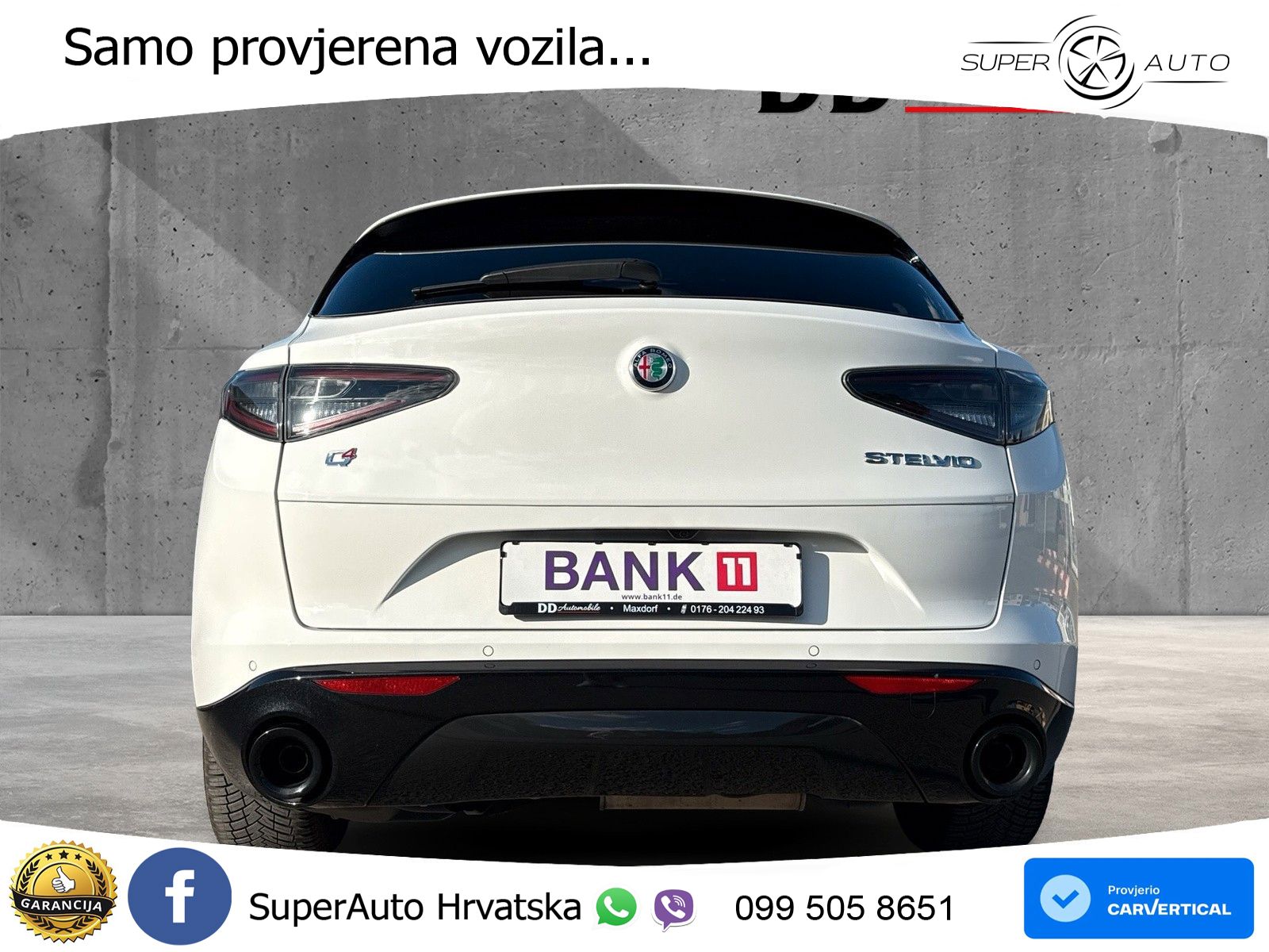 Alfa Romeo Stelvio 2.2 MultiJet II (210 KS) Q4 Automatic LED+GR SJED+ACC