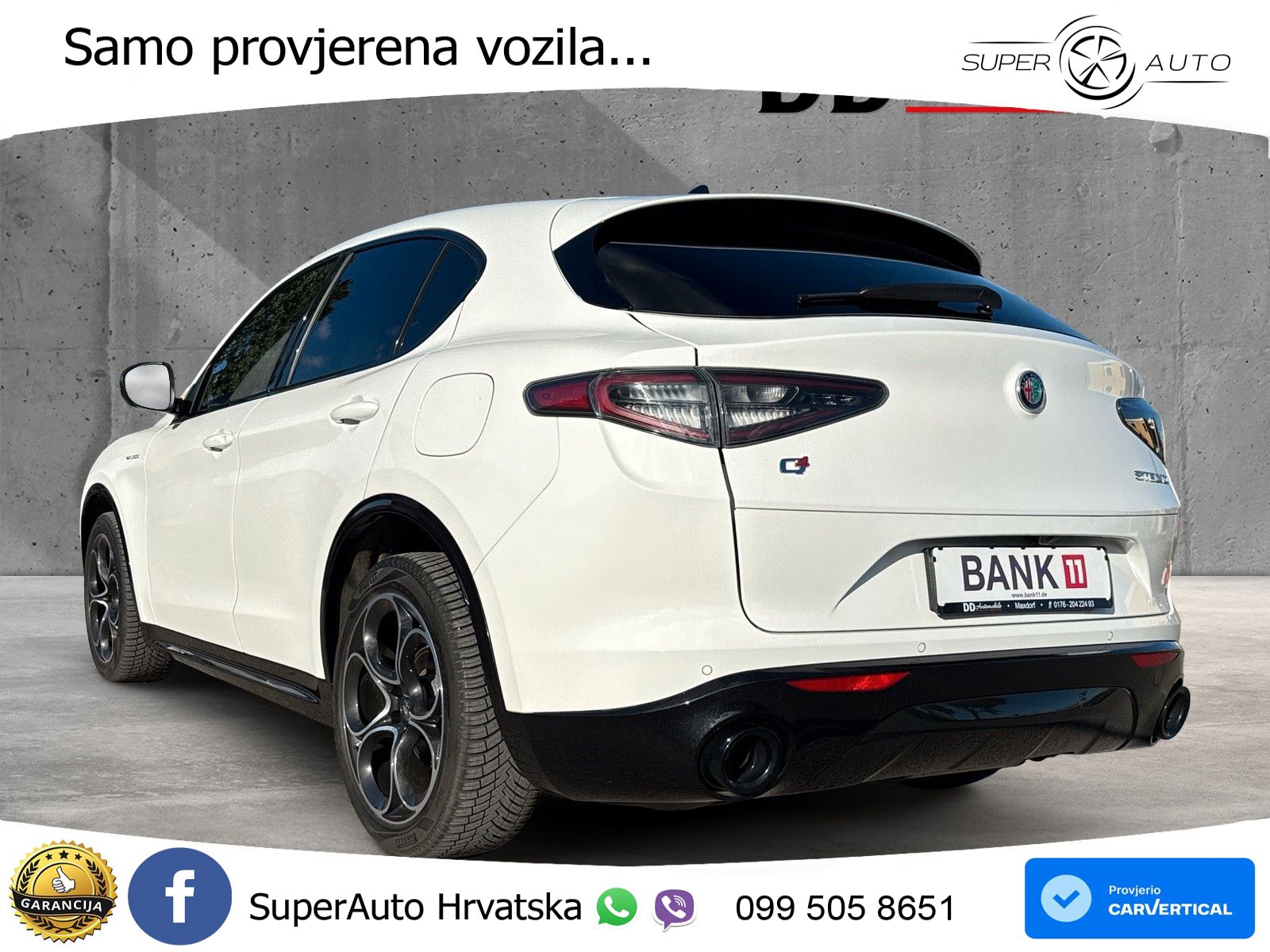 Alfa Romeo Stelvio 2.2 MultiJet II (210 KS) Q4 Automatic LED+GR SJED+ACC