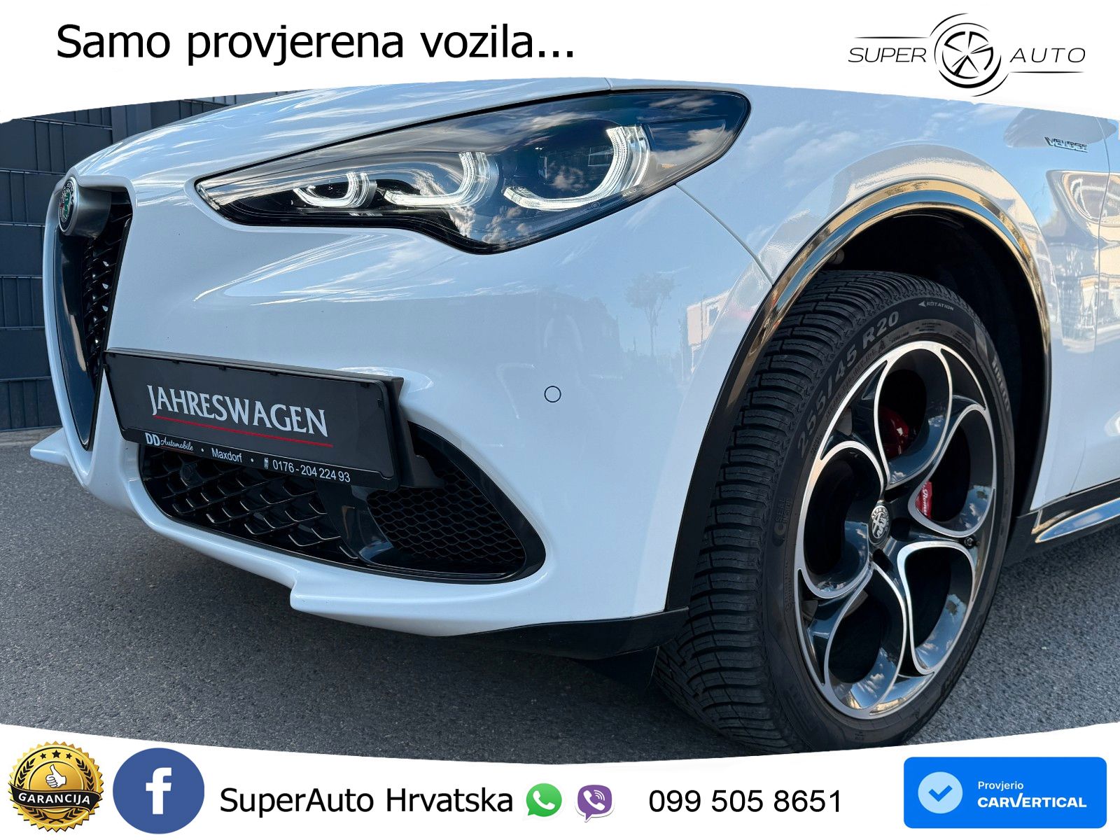 Alfa Romeo Stelvio 2.2 MultiJet II (210 KS) Q4 Automatic LED+GR SJED+ACC