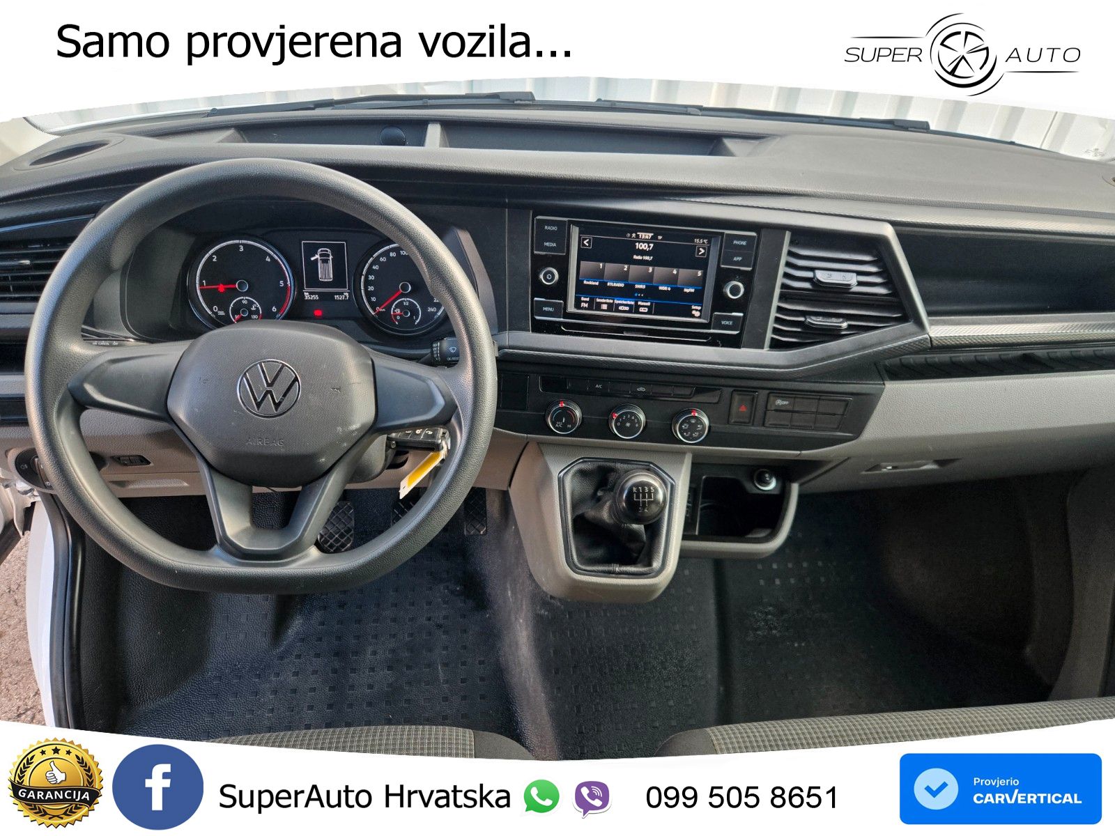 Volkswagen T6.1 Transporter Kasten L1H1 2.0TDI PDC/Klima 110 KS