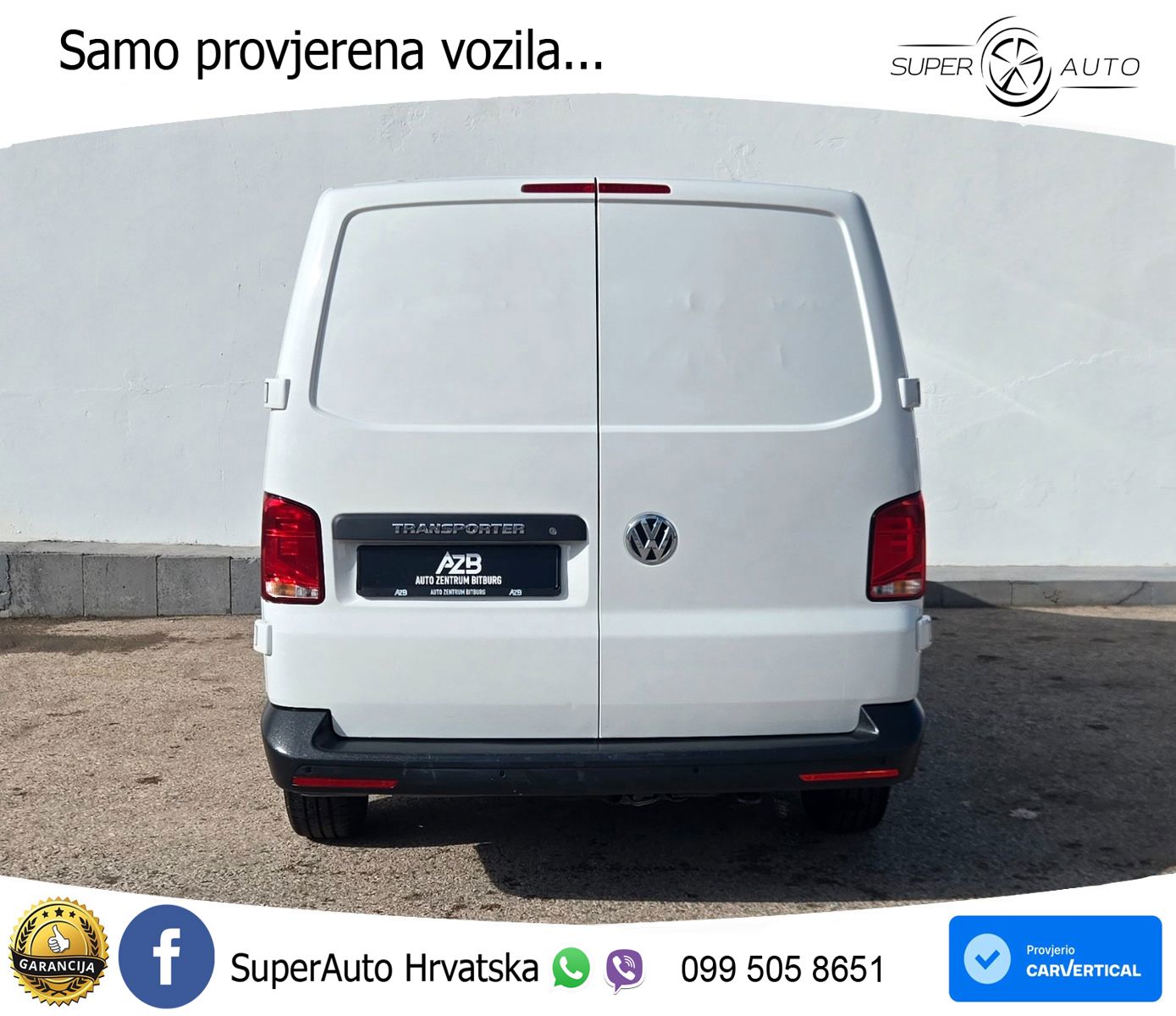 Volkswagen T6.1 Transporter Kasten L1H1 2.0TDI PDC/Klima 110 KS