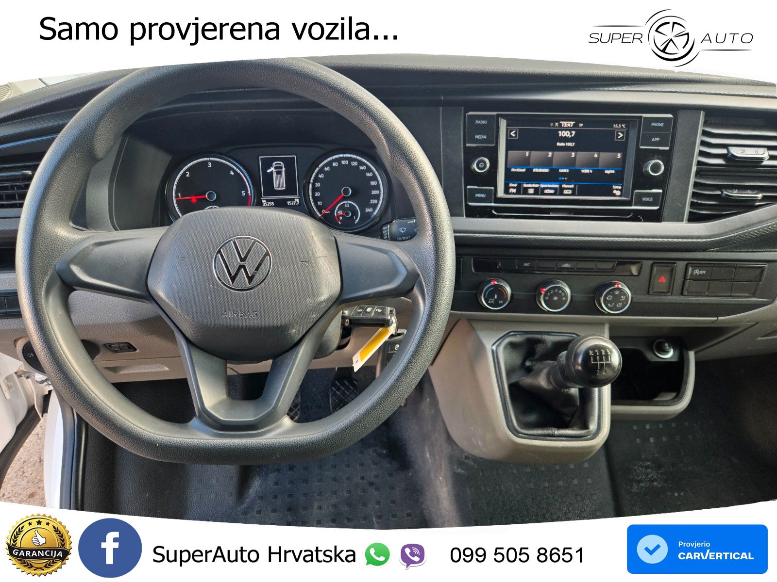 Volkswagen T6.1 Transporter Kasten L1H1 2.0TDI PDC/Klima 110 KS