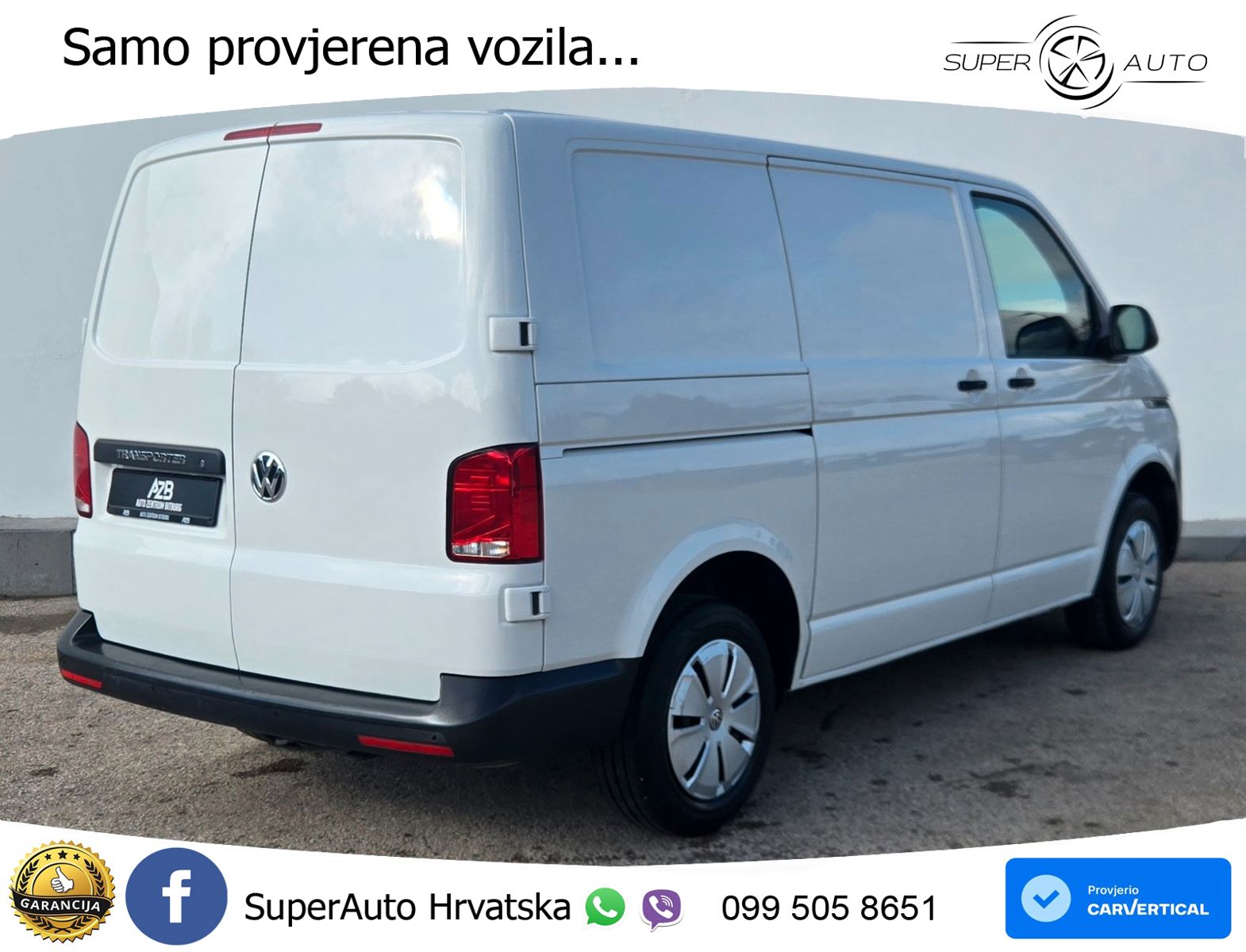 Volkswagen T6.1 Transporter Kasten L1H1 2.0TDI PDC/Klima 110 KS
