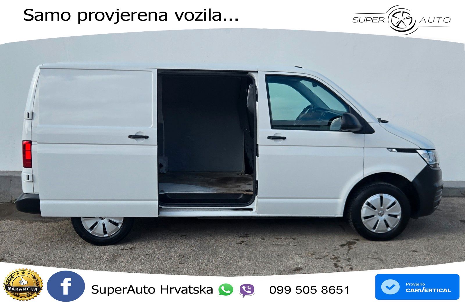 Volkswagen T6.1 Transporter Kasten L1H1 2.0TDI PDC/Klima 110 KS