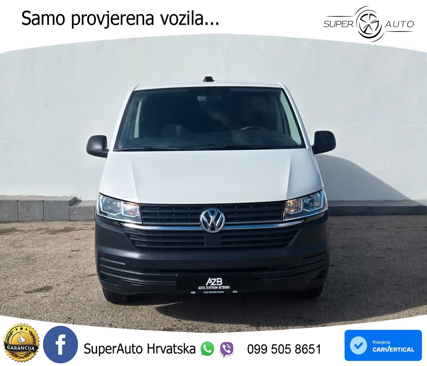 Volkswagen T6.1 Transporter Kasten L1H1 2.0TDI PDC/Klima 110 KS