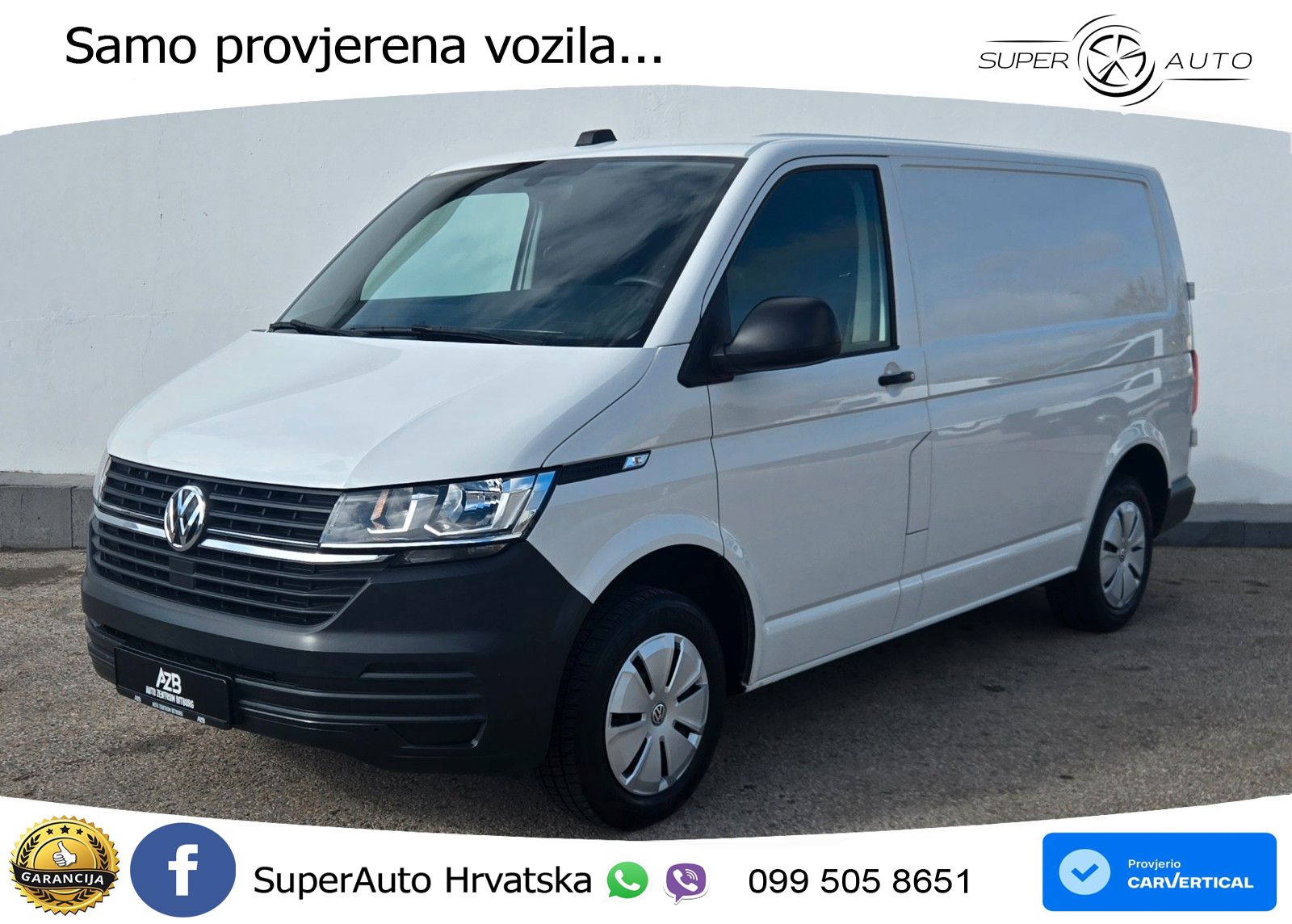 Volkswagen T6.1 Transporter Kasten L1H1 2.0TDI PDC/Klima 110 KS