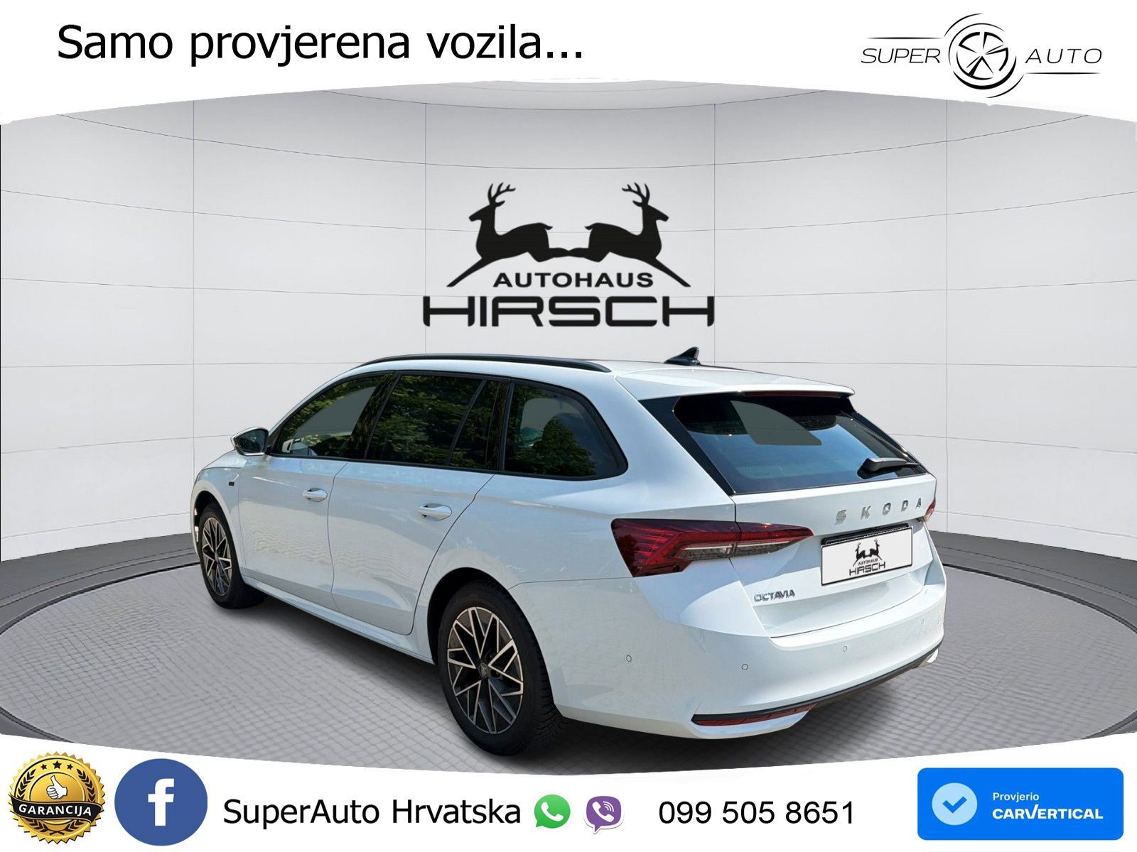 Škoda Octavia Combi 2.0 TDI (150 KS) DSG LED+GR SJED+ACC