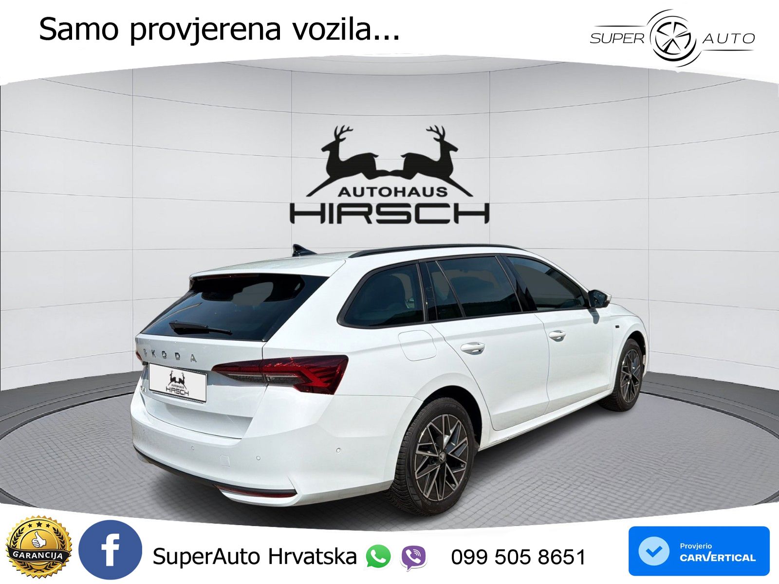 Škoda Octavia Combi 2.0 TDI (150 KS) DSG LED+GR SJED+ACC