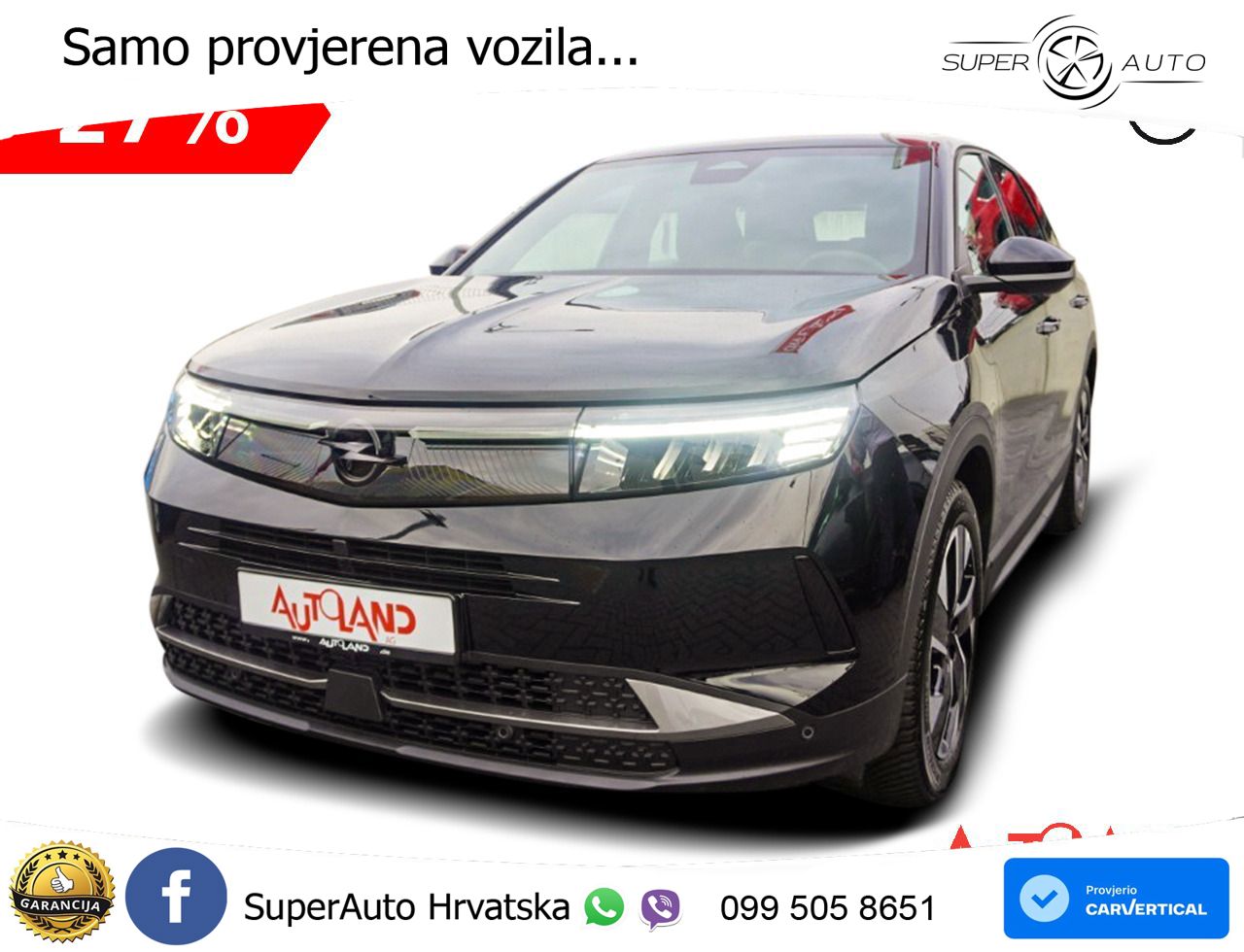 Opel Grandland 1.2 Turbo (145 KS) Hybrid eDCT LED+GR SJED+ACC