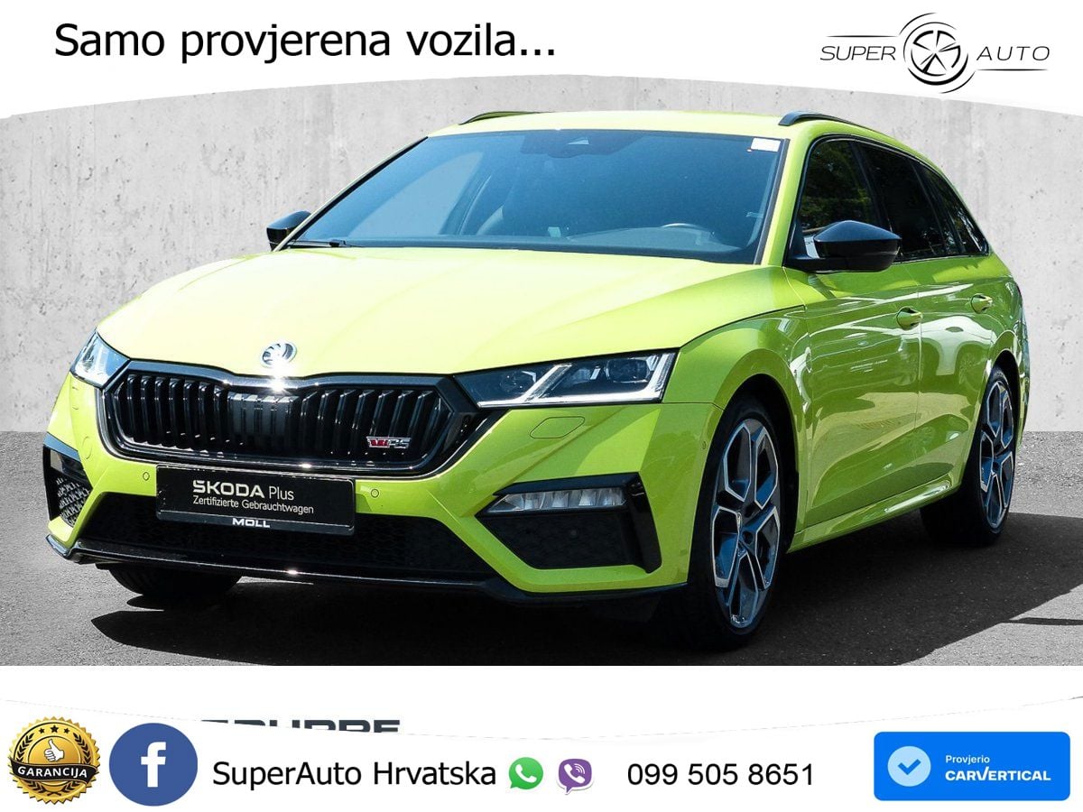 Škoda Octavia Combi RS 2.0 TDI (200 KS) DSG LED+GR SJED+ACC