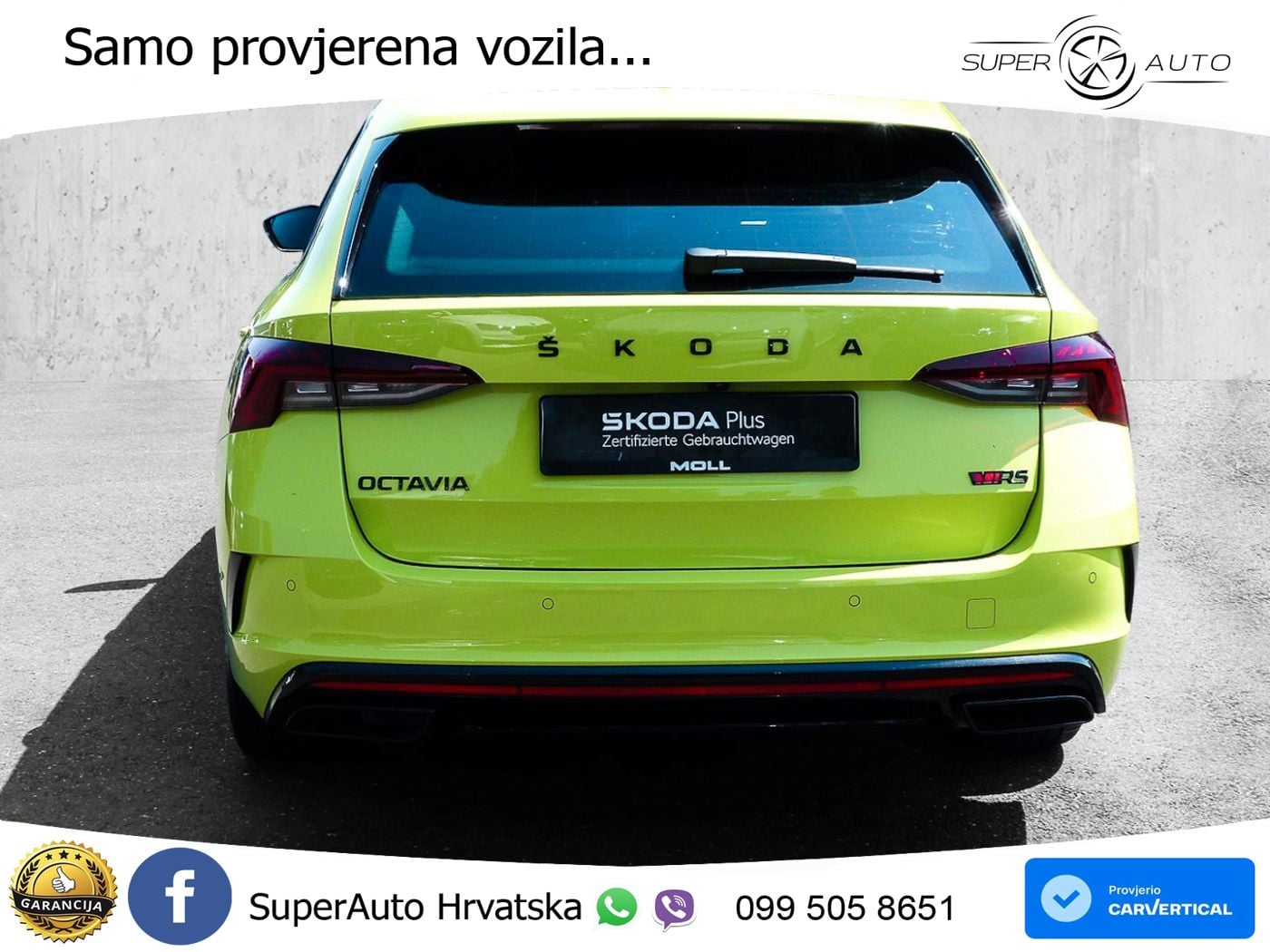 Škoda Octavia Combi RS 2.0 TDI (200 KS) DSG LED+GR SJED+ACC