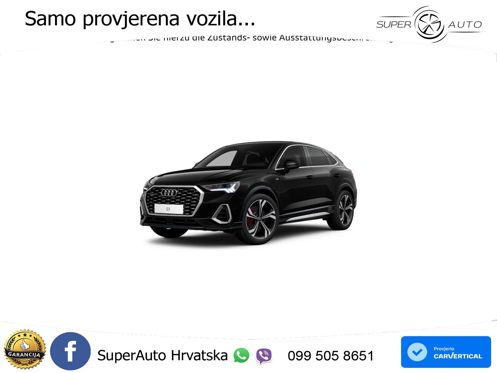 Audi Q3 II Sportback 45 TFSI (245 KS) quattro S tronic S line