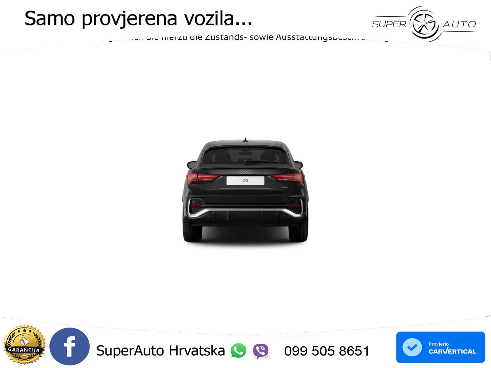 Audi Q3 II Sportback 45 TFSI (245 KS) quattro S tronic S line