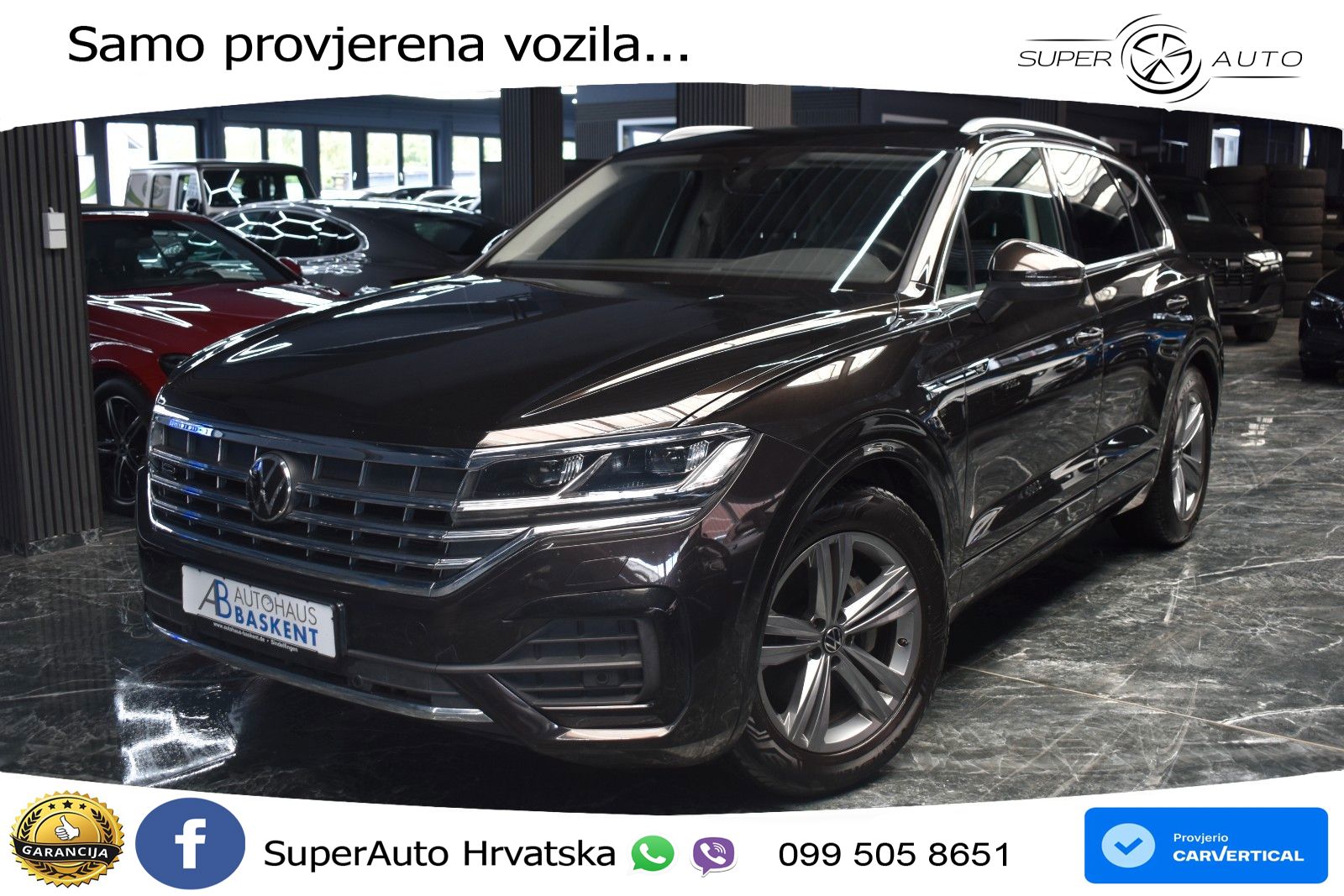 Volkswagen Touareg 3.0 V6 TDI (231 KS) 4MOTION Tiptronic R-Line ZRAČNI+ACC+4xGR SJED+KAM