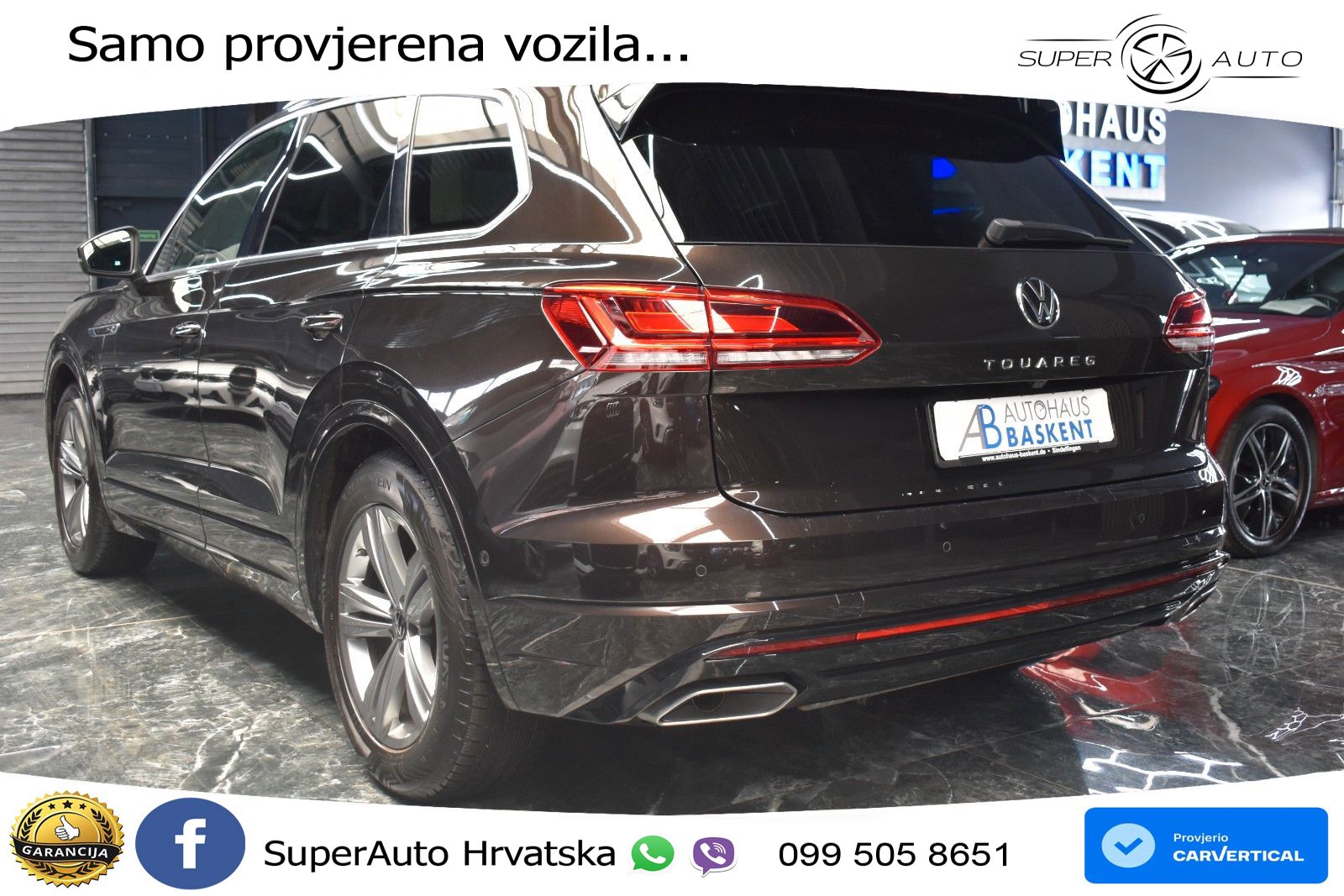 Volkswagen Touareg 3.0 V6 TDI (231 KS) 4MOTION Tiptronic R-Line ZRAČNI+ACC+4xGR SJED+KAM