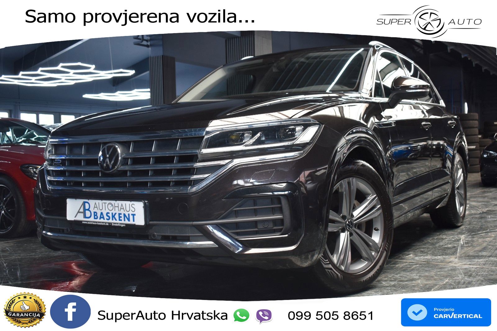 Volkswagen Touareg 3.0 V6 TDI (231 KS) 4MOTION Tiptronic R-Line ZRAČNI+ACC+4xGR SJED+KAM