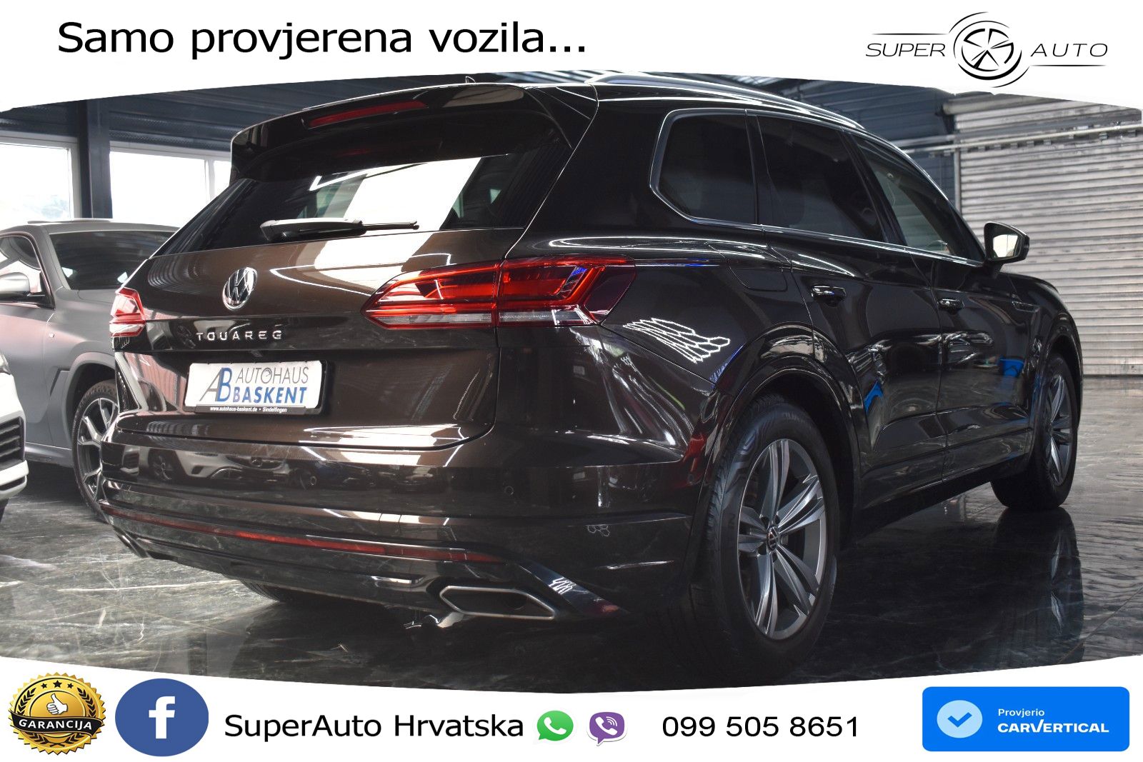 Volkswagen Touareg 3.0 V6 TDI (231 KS) 4MOTION Tiptronic R-Line ZRAČNI+ACC+4xGR SJED+KAM