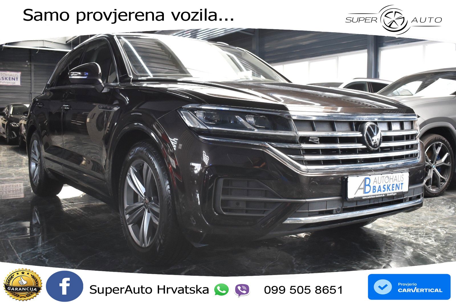 Volkswagen Touareg 3.0 V6 TDI (231 KS) 4MOTION Tiptronic R-Line ZRAČNI+ACC+4xGR SJED+KAM