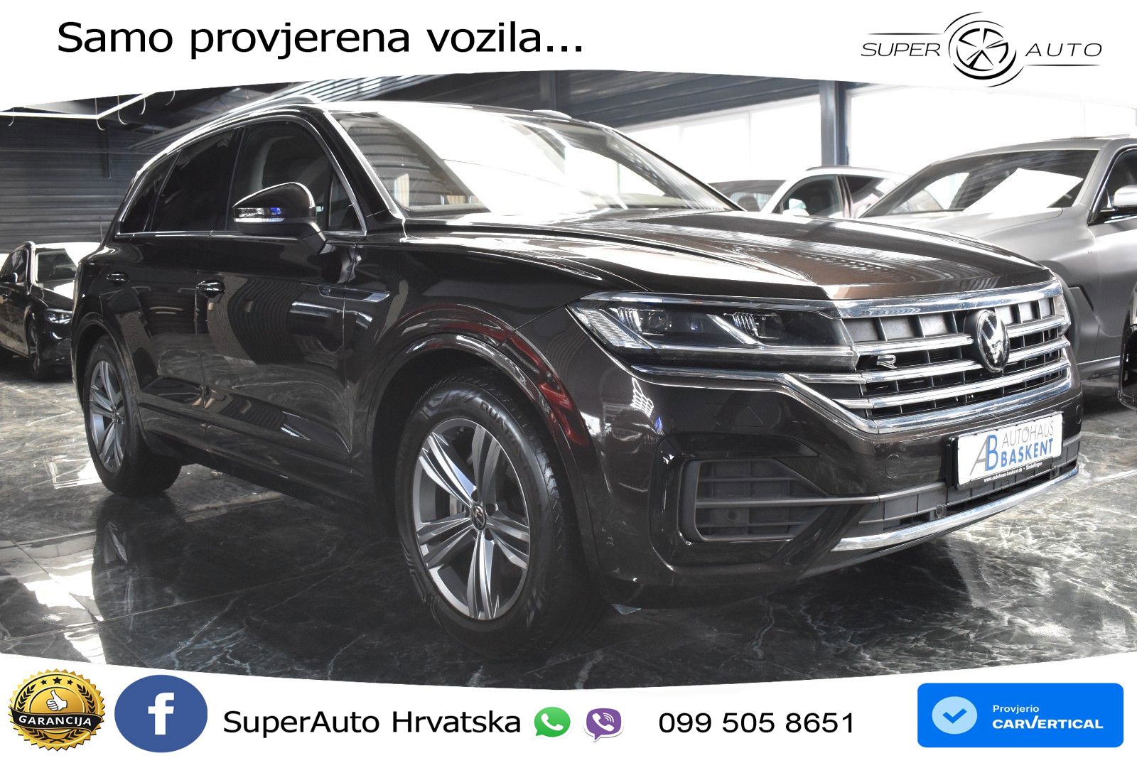Volkswagen Touareg 3.0 V6 TDI (231 KS) 4MOTION Tiptronic R-Line ZRAČNI+ACC+4xGR SJED+KAM