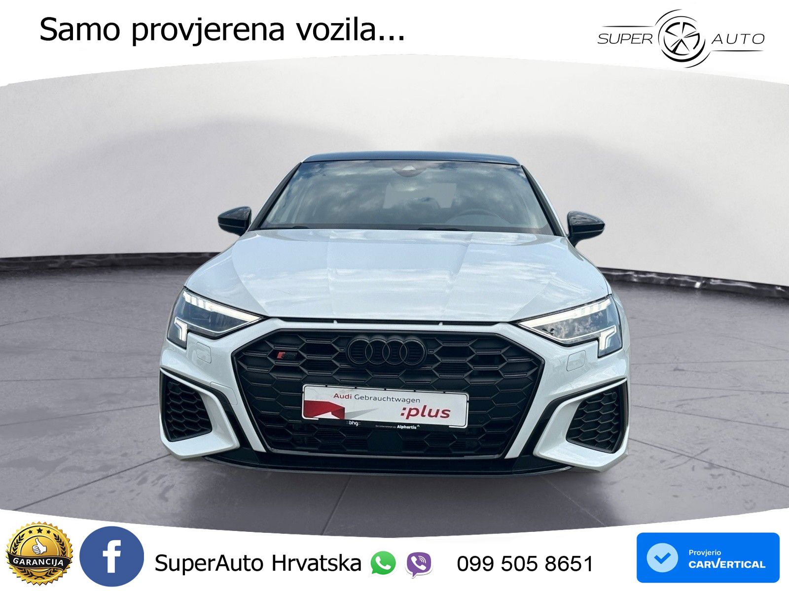 Audi S3 Limuzina 2.0 TFSI (310 KS) quattro S tronic LED+GR SJED+ACC