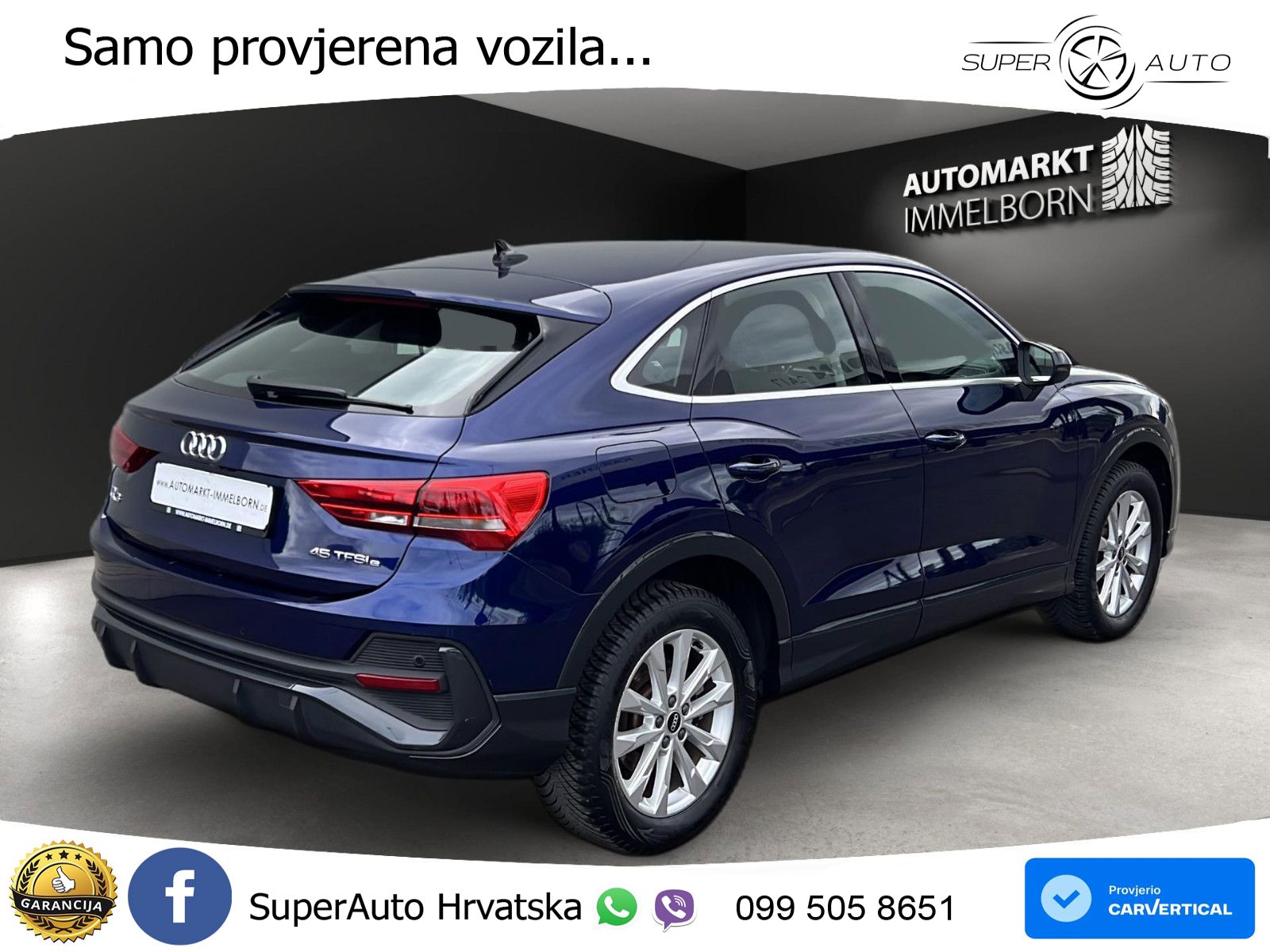 Audi Q3 Sportback 45 TFSIe (245 KS) S tronic LED+GR SJED+ACC
