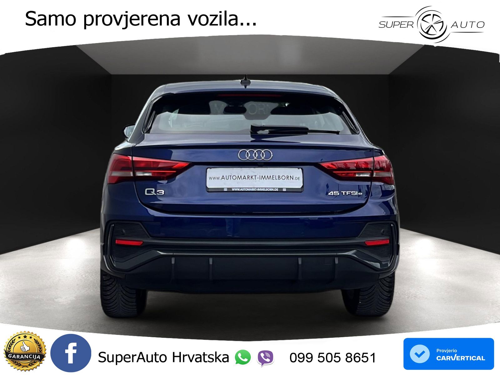 Audi Q3 Sportback 45 TFSIe (245 KS) S tronic LED+GR SJED+ACC