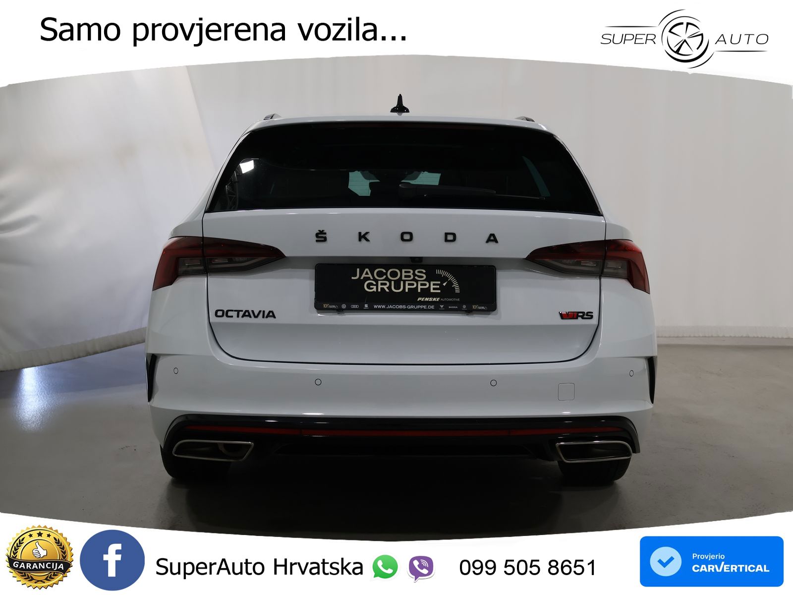 Škoda Octavia Combi RS 2.0 TDI (200 KS) 4x4 DSG LED+GR SJED+ACC