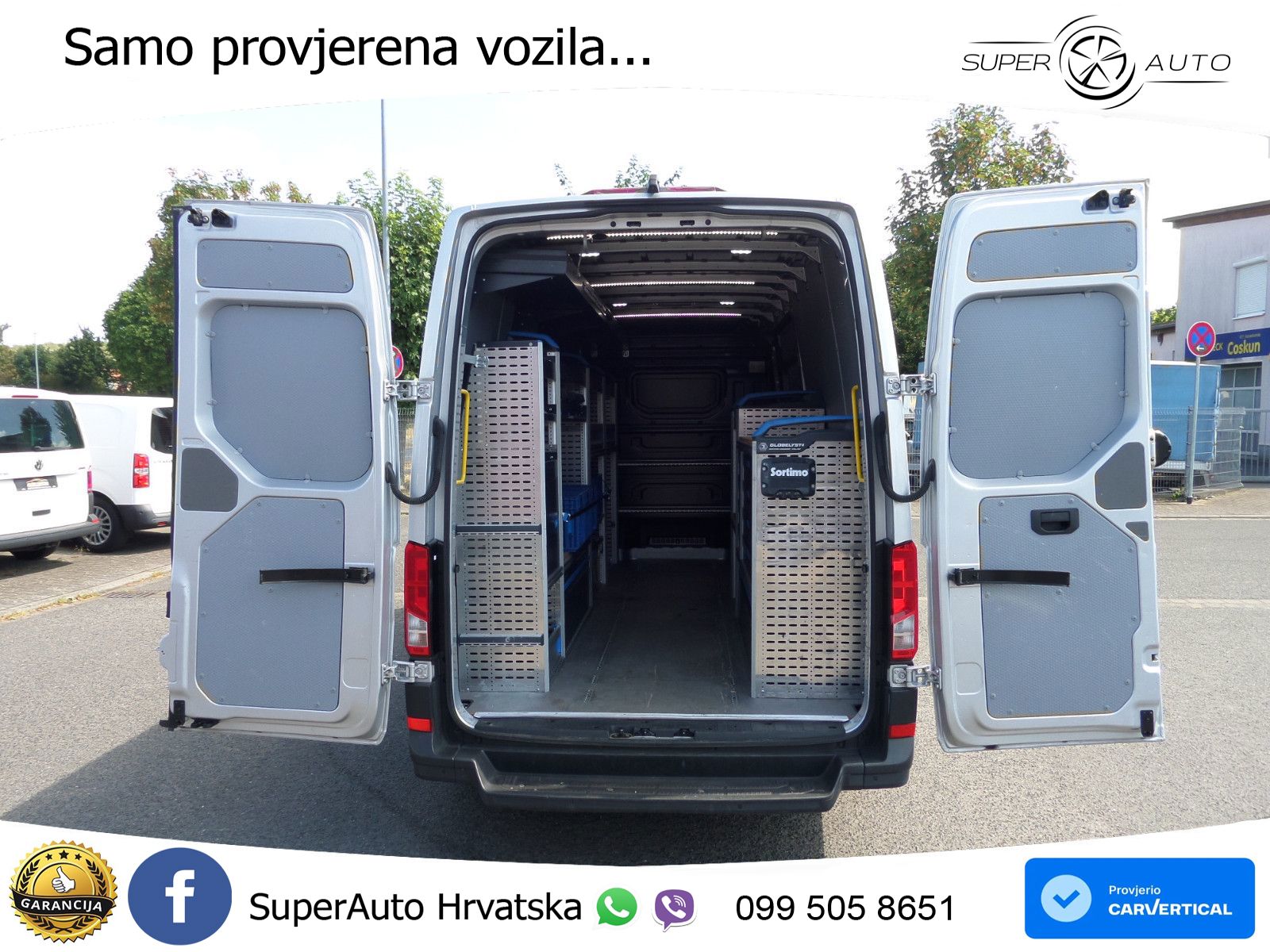 Volkswagen Crafter 35 MAXI+DSG+Regale+Cam+Navi+Tempo+Klima 177 KS