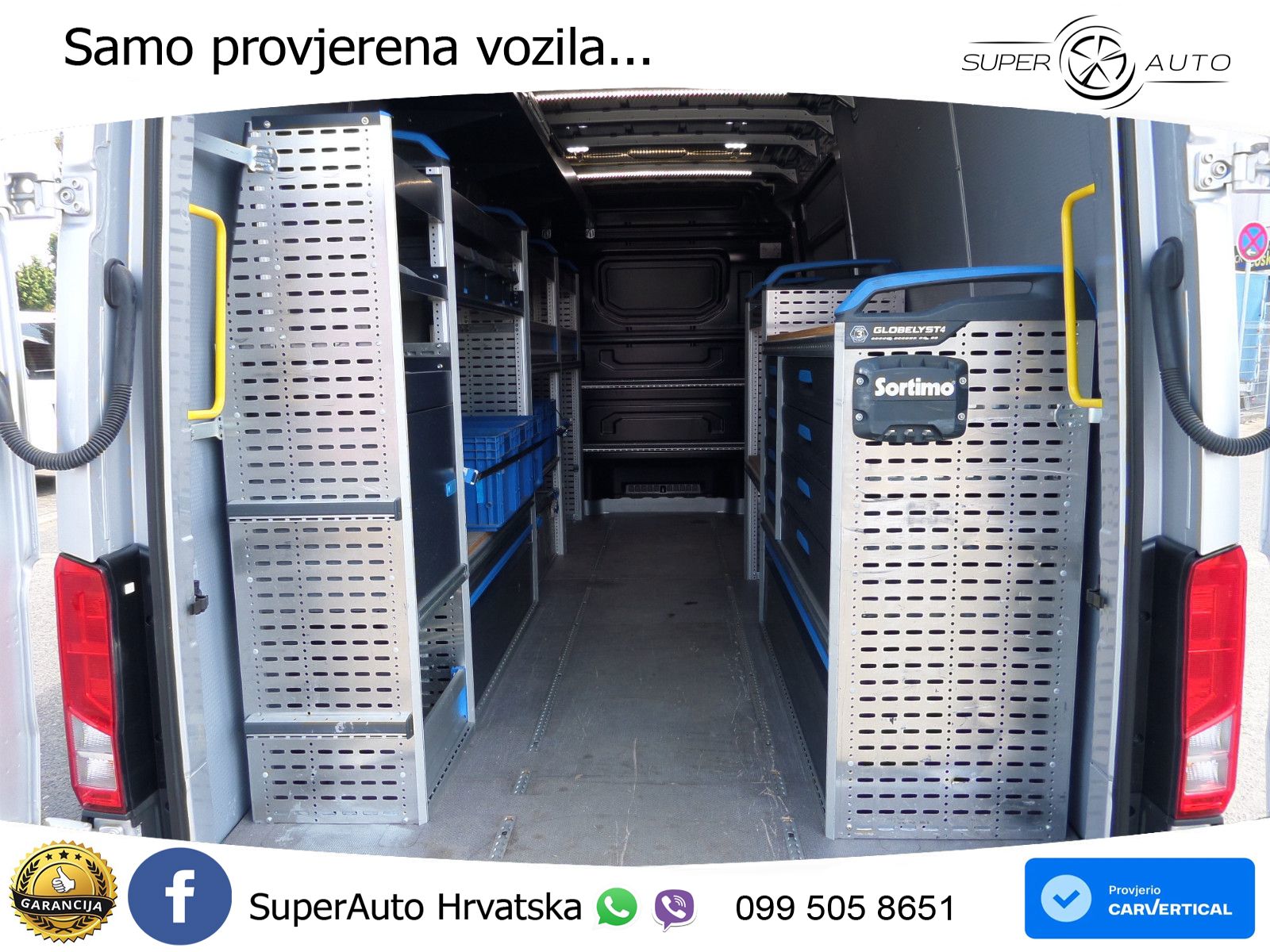 Volkswagen Crafter 35 MAXI+DSG+Regale+Cam+Navi+Tempo+Klima 177 KS