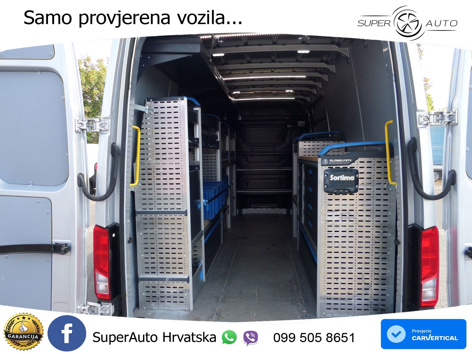 Volkswagen Crafter 35 MAXI+DSG+Regale+Cam+Navi+Tempo+Klima 177 KS