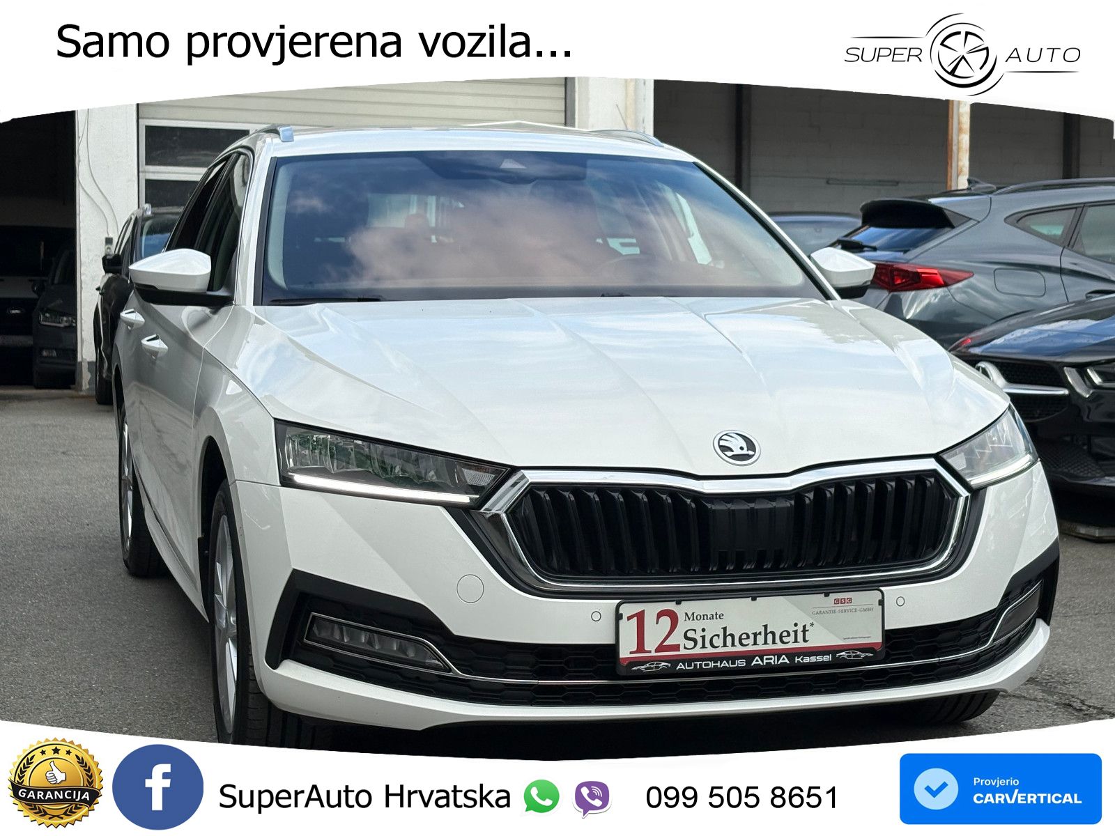 Škoda Octavia Combi 2.0 TDI (150 KS) DSG LED+GR SJED+ACC