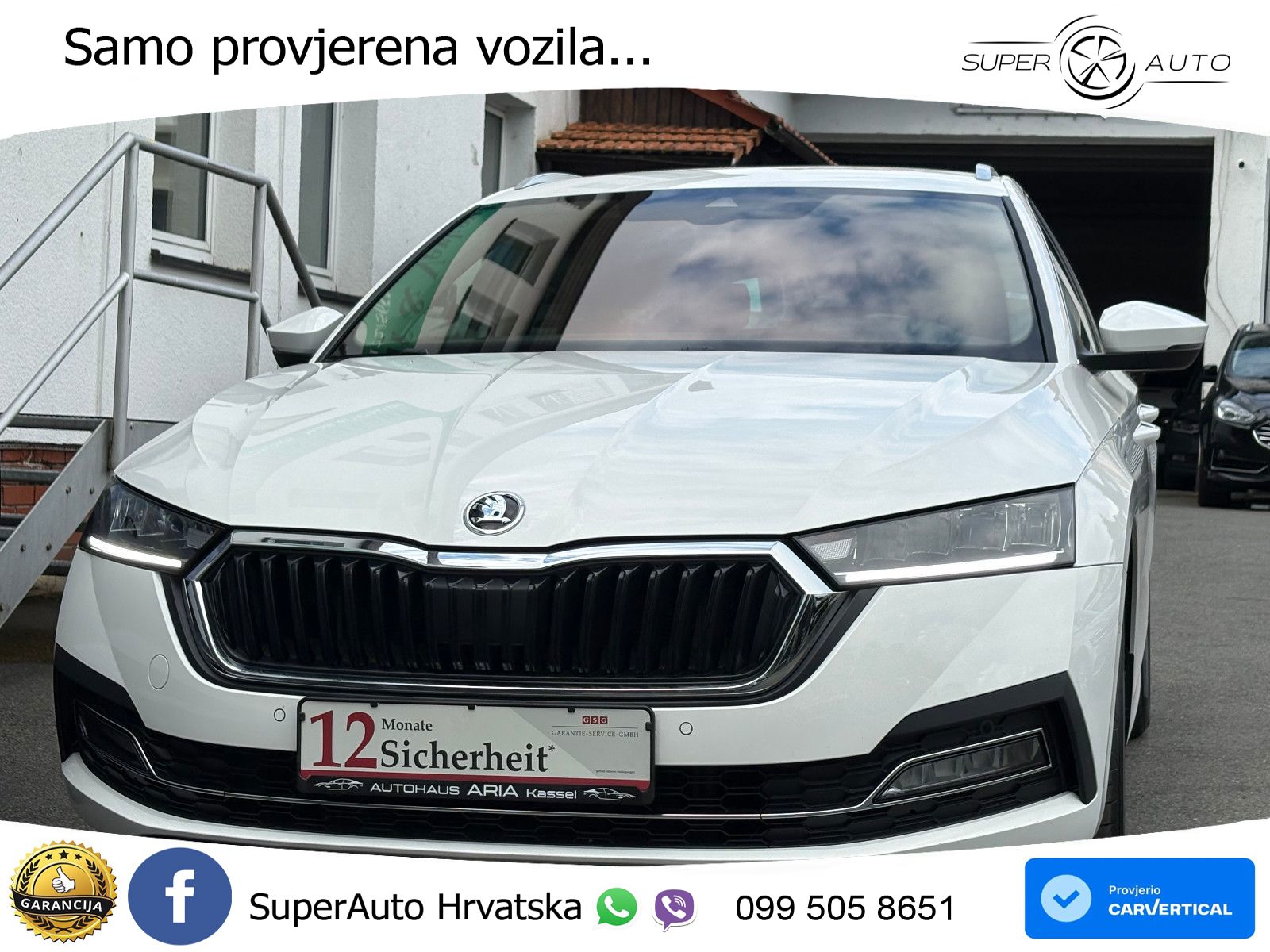 Škoda Octavia Combi 2.0 TDI (150 KS) DSG LED+GR SJED+ACC