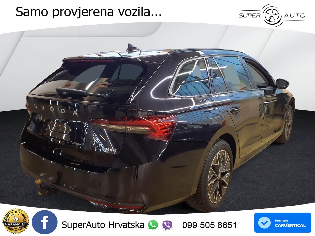 Škoda Octavia Combi 2.0 TSI (204 KS) 4x4 DSG LED+GR SJED+ACC