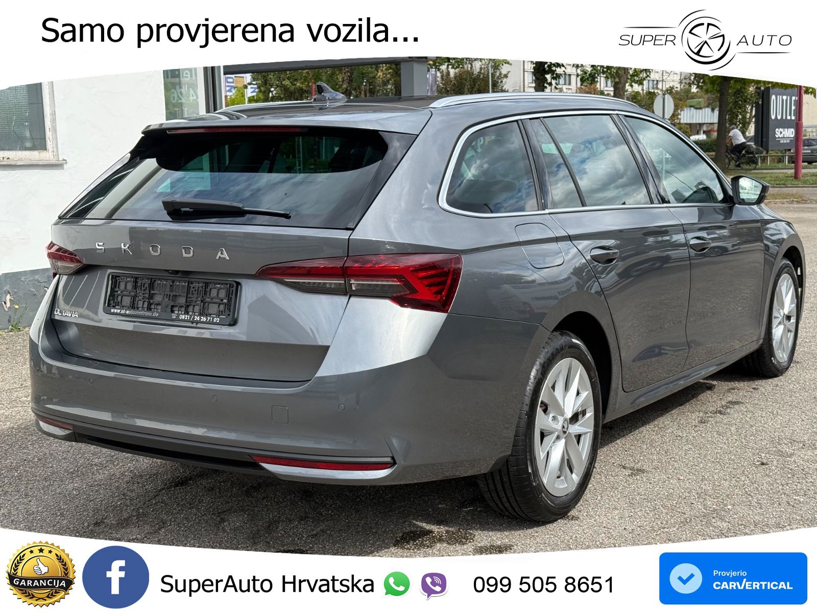 Škoda Octavia Combi 1.5 TSI (150 KS) DSG Selection LED+GR SJED+ACC